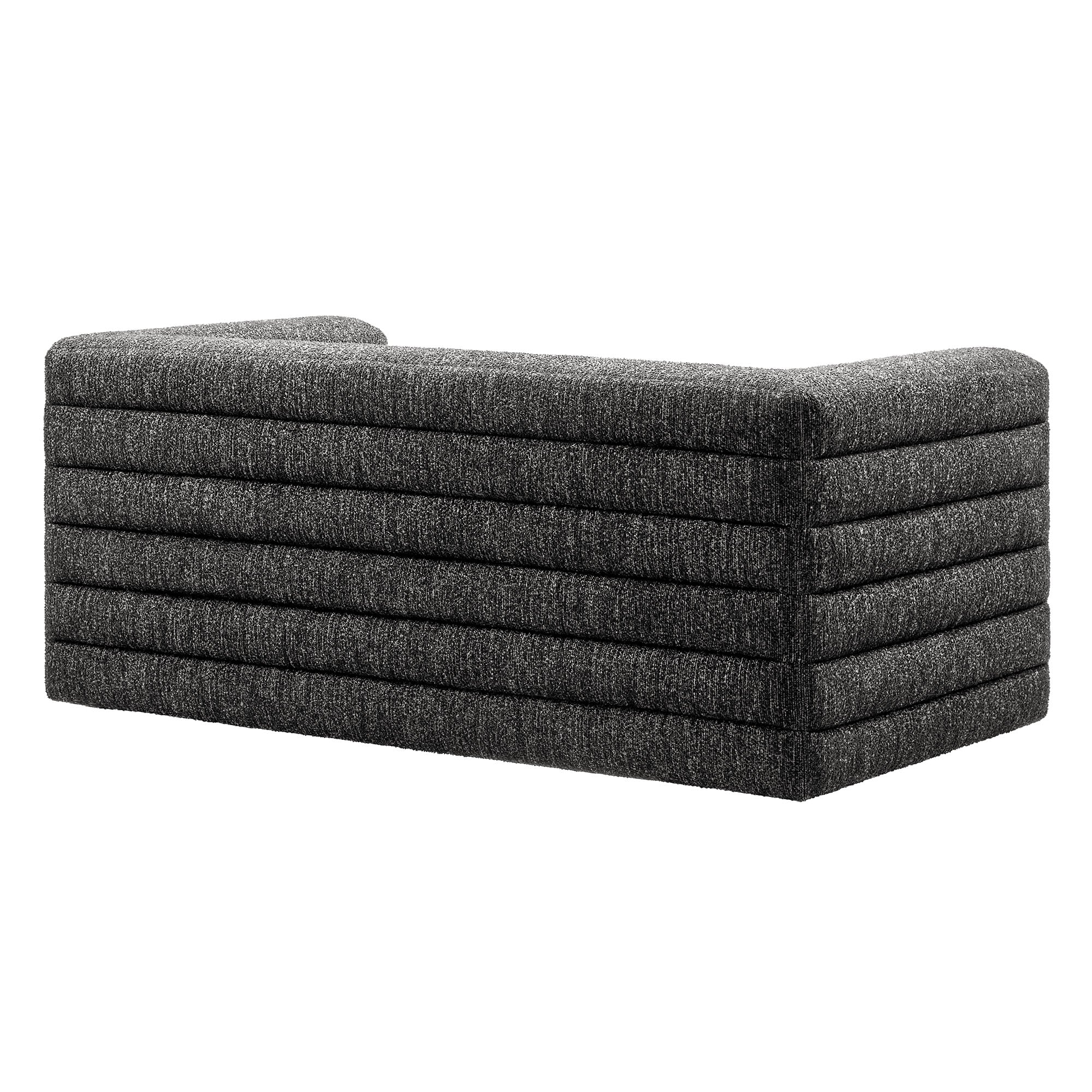 Relle Channel Tufted Boucle Upholstered Loveseat by Modway - Best Buy Furniture