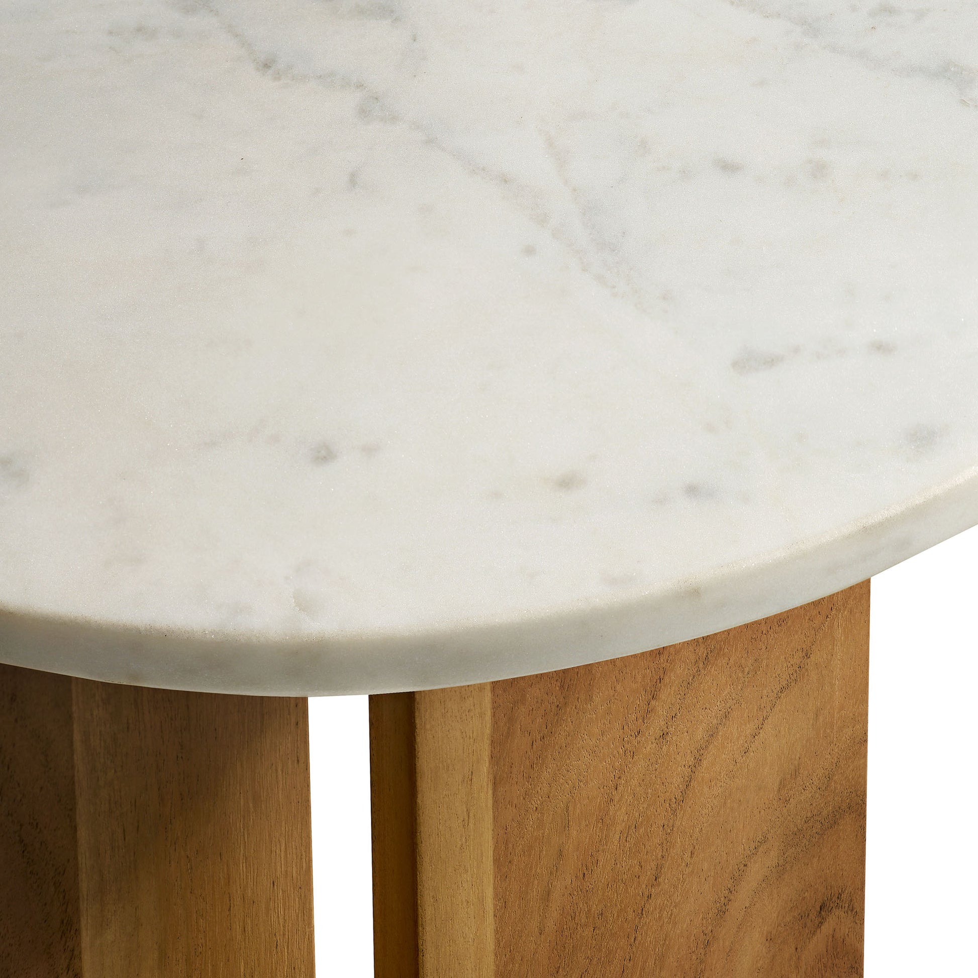 Tarin Acacia Wood and Marble Side Table by Modway - Best Buy Furniture
