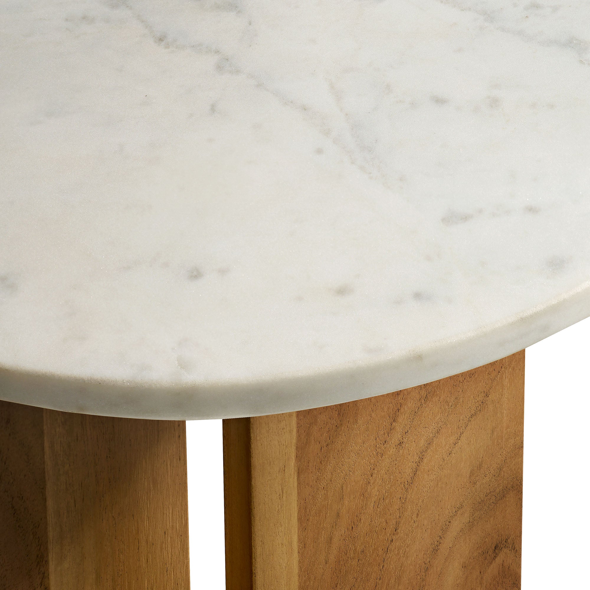 Tarin Acacia Wood and Marble Side Table by Modway - Best Buy Furniture