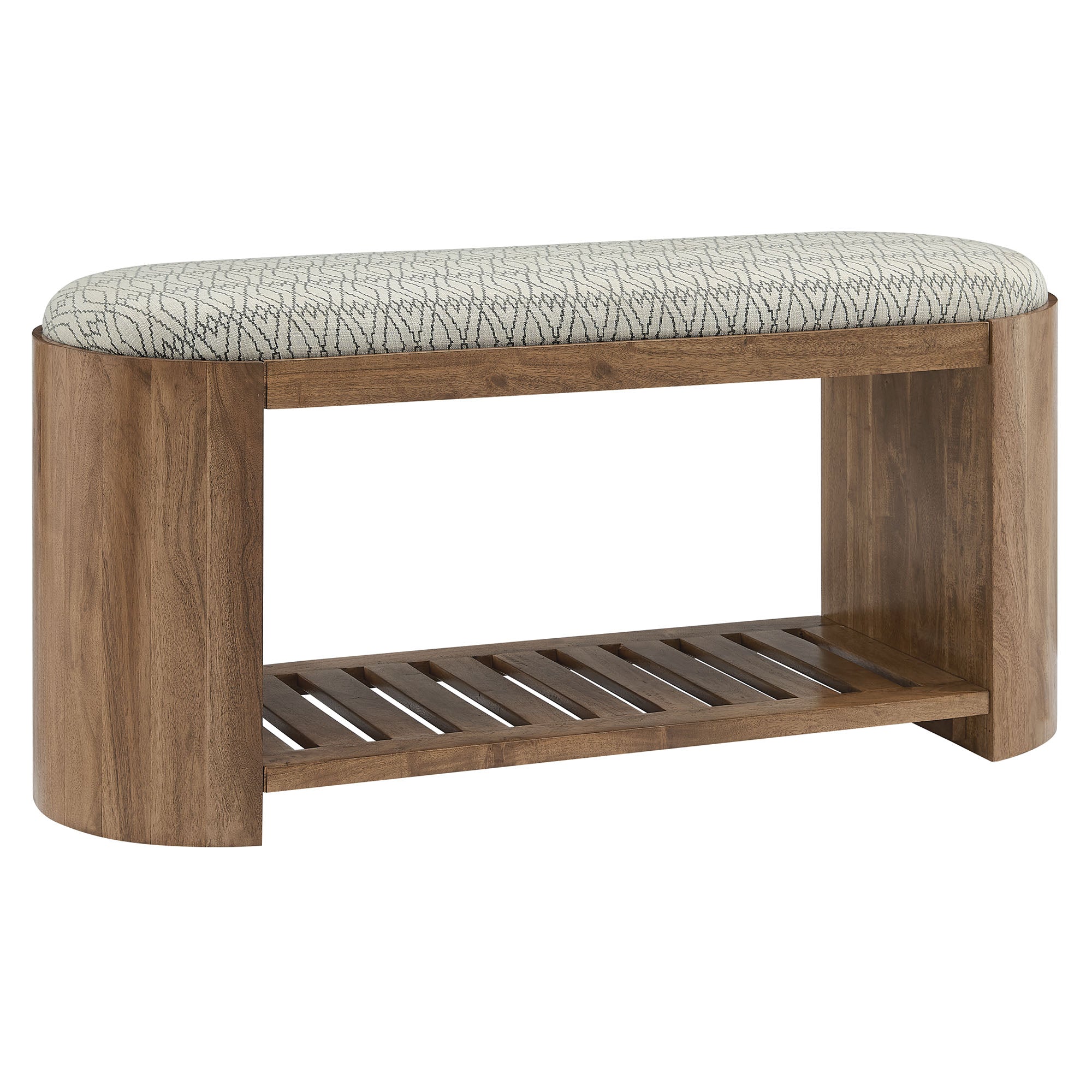 Ashby 45" Geometric Upholstered Bench by Modway - Best Buy Furniture