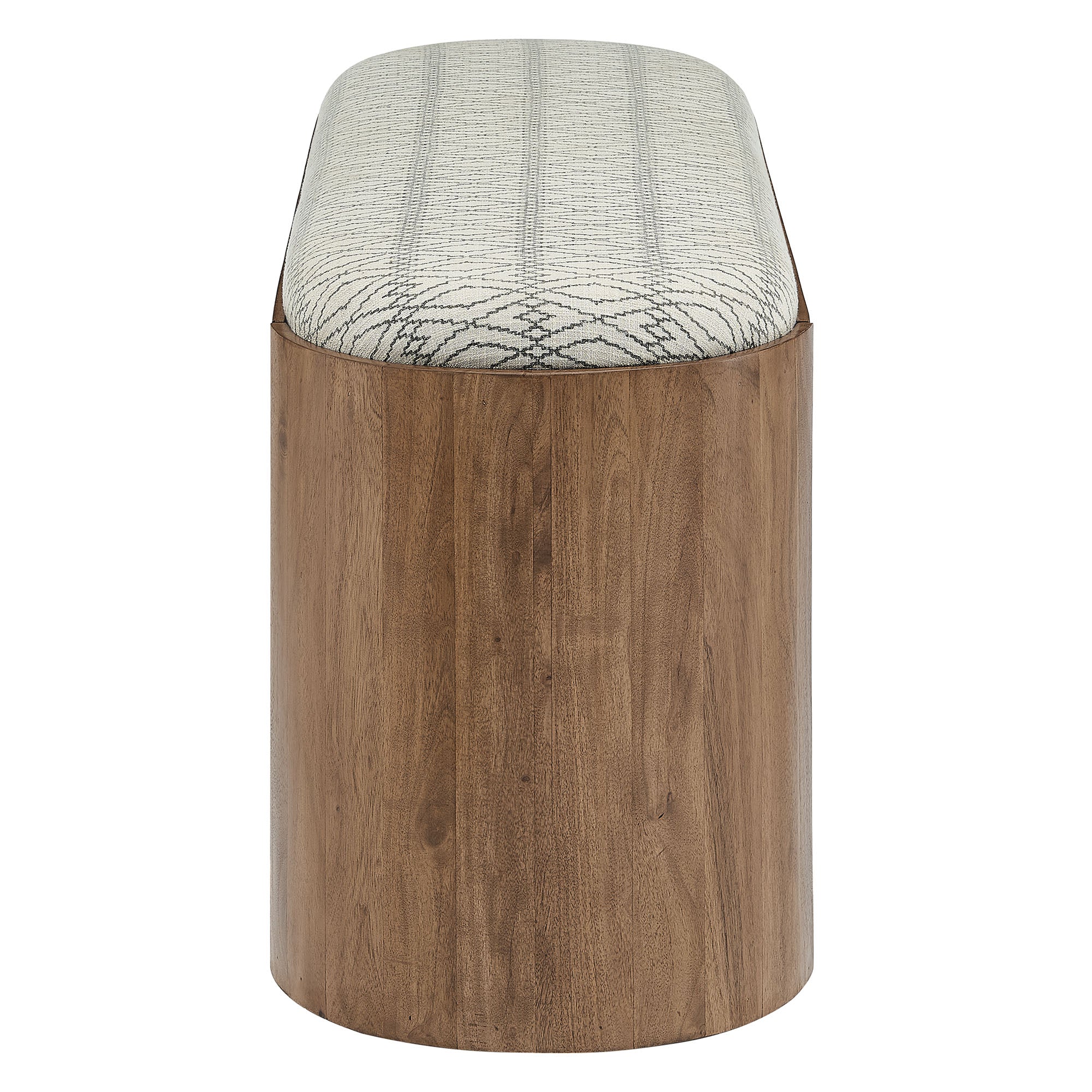 Ashby 45" Geometric Upholstered Bench by Modway - Best Buy Furniture