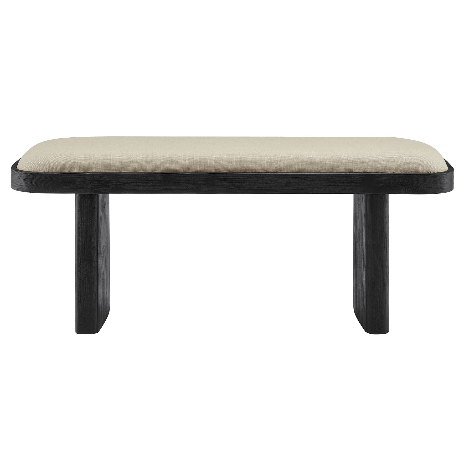 Iver 43" Upholstered Wood Accent Bench by Modway - Best Buy Furniture