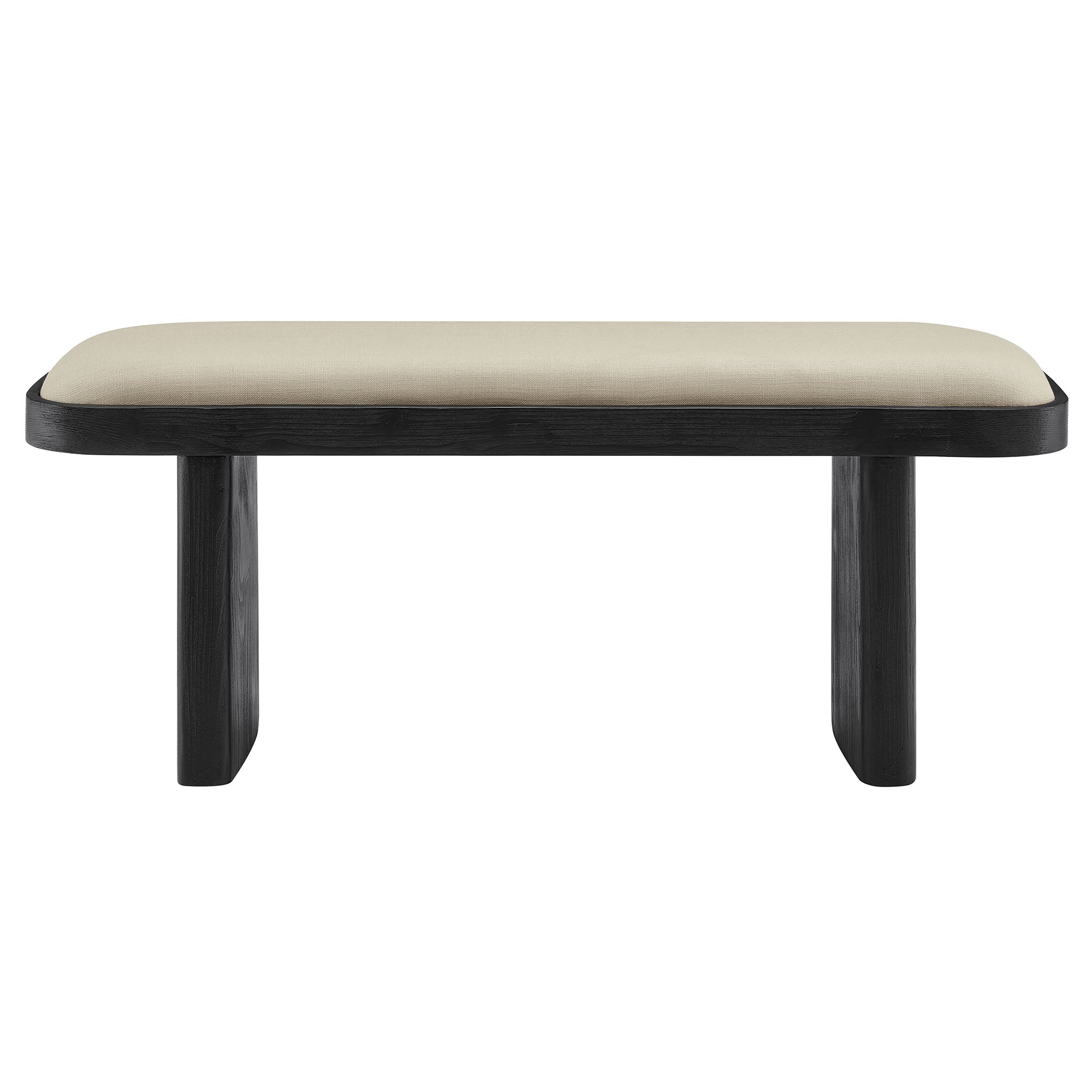 Iver 43" Upholstered Wood Accent Bench by Modway - Best Buy Furniture