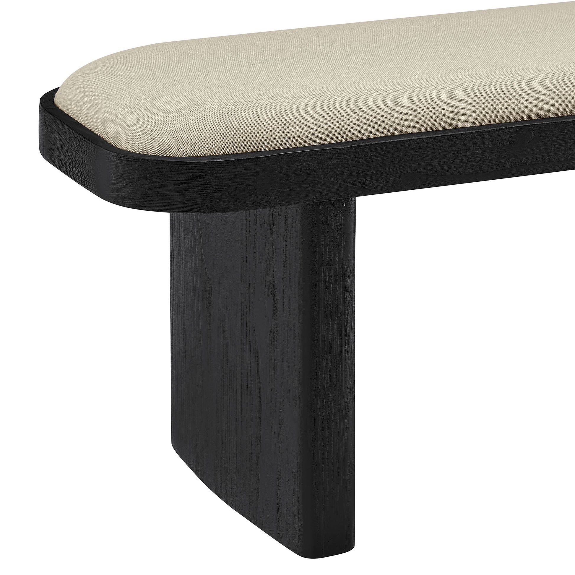 Iver 43" Upholstered Wood Accent Bench by Modway - Best Buy Furniture
