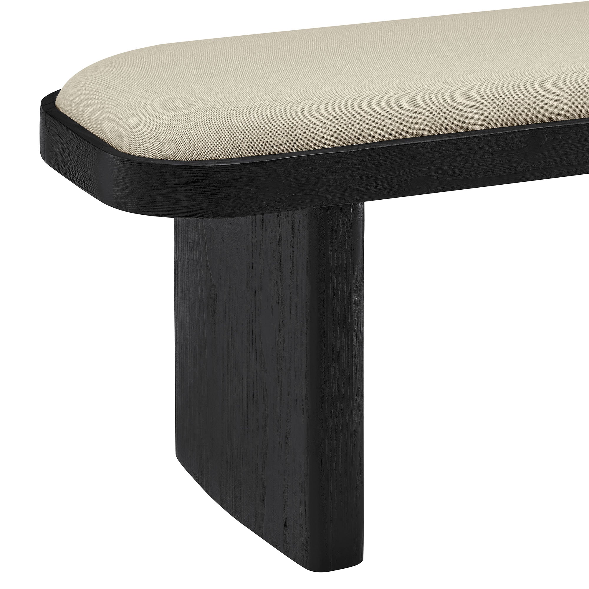 Iver 43" Upholstered Wood Accent Bench by Modway - Best Buy Furniture