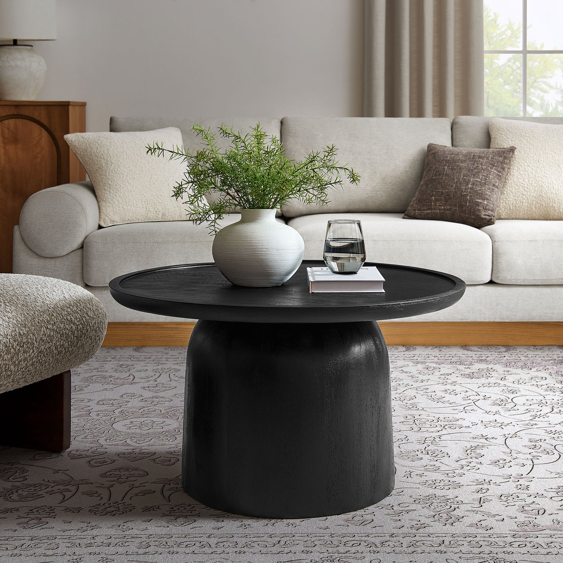 Holloway 30" Round Wood Coffee Table by Modway - Best Buy Furniture