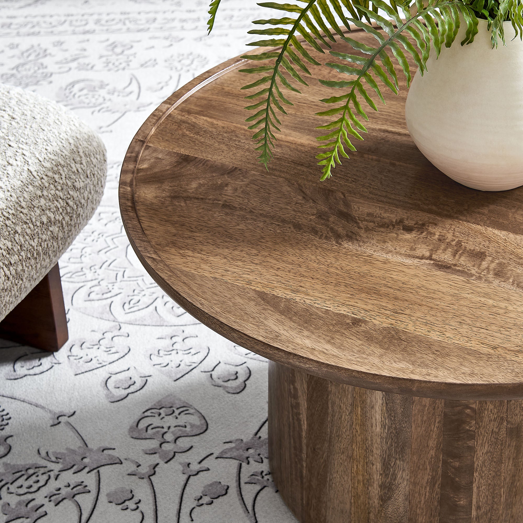 Holloway 30" Round Wood Coffee Table by Modway - Best Buy Furniture