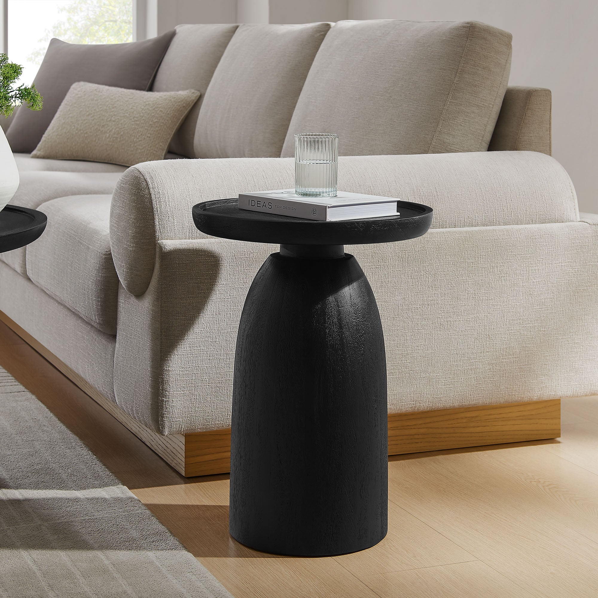 Holloway Round Wood Side Table by Modway - Best Buy Furniture