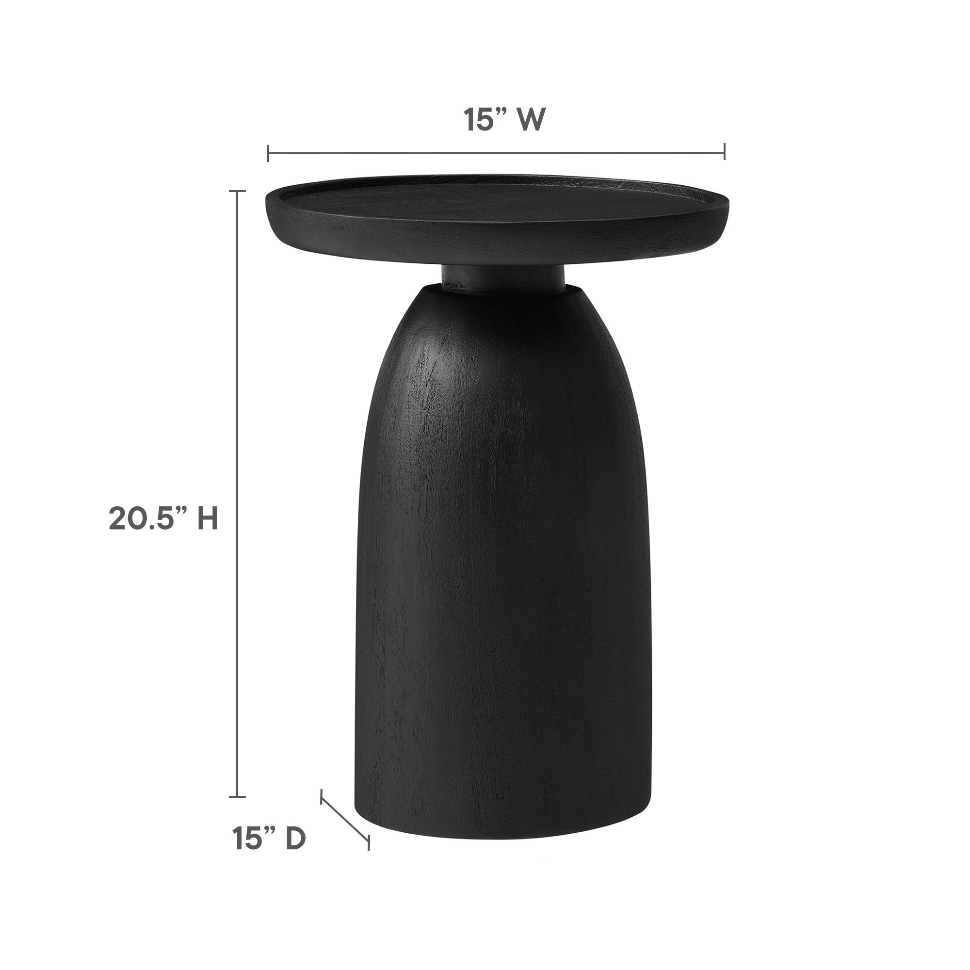 Holloway Round Wood Side Table by Modway - Best Buy Furniture