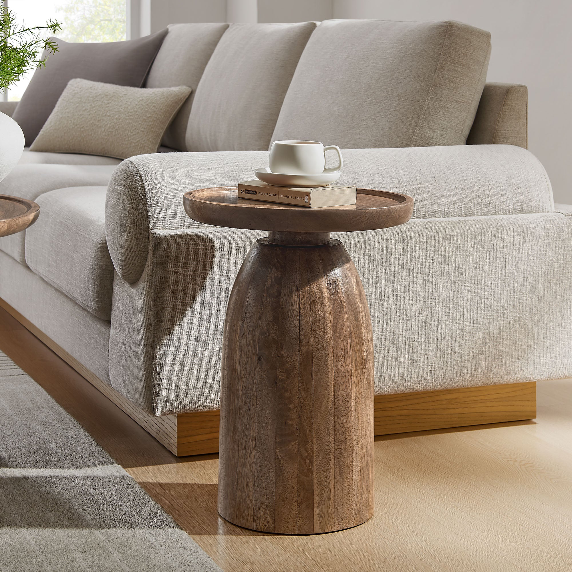 Holloway Round Wood Side Table by Modway - Best Buy Furniture