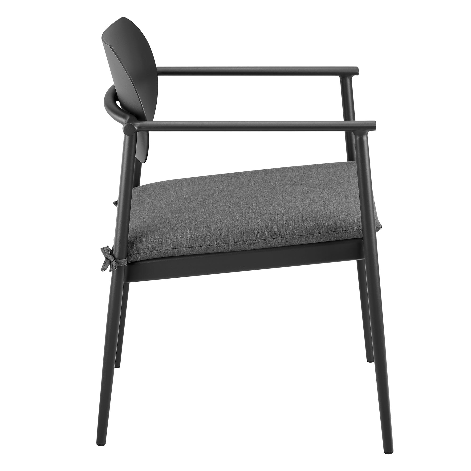 Aeris Stackable Outdoor Patio Aluminum Dining Armchair Set of 2 by Modway - Best Buy Furniture