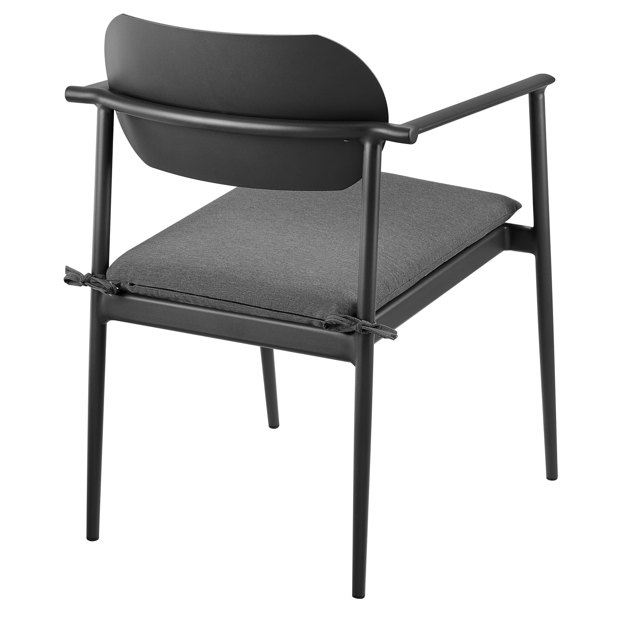 Aeris Stackable Outdoor Patio Aluminum Dining Armchair Set of 2 by Modway - Best Buy Furniture