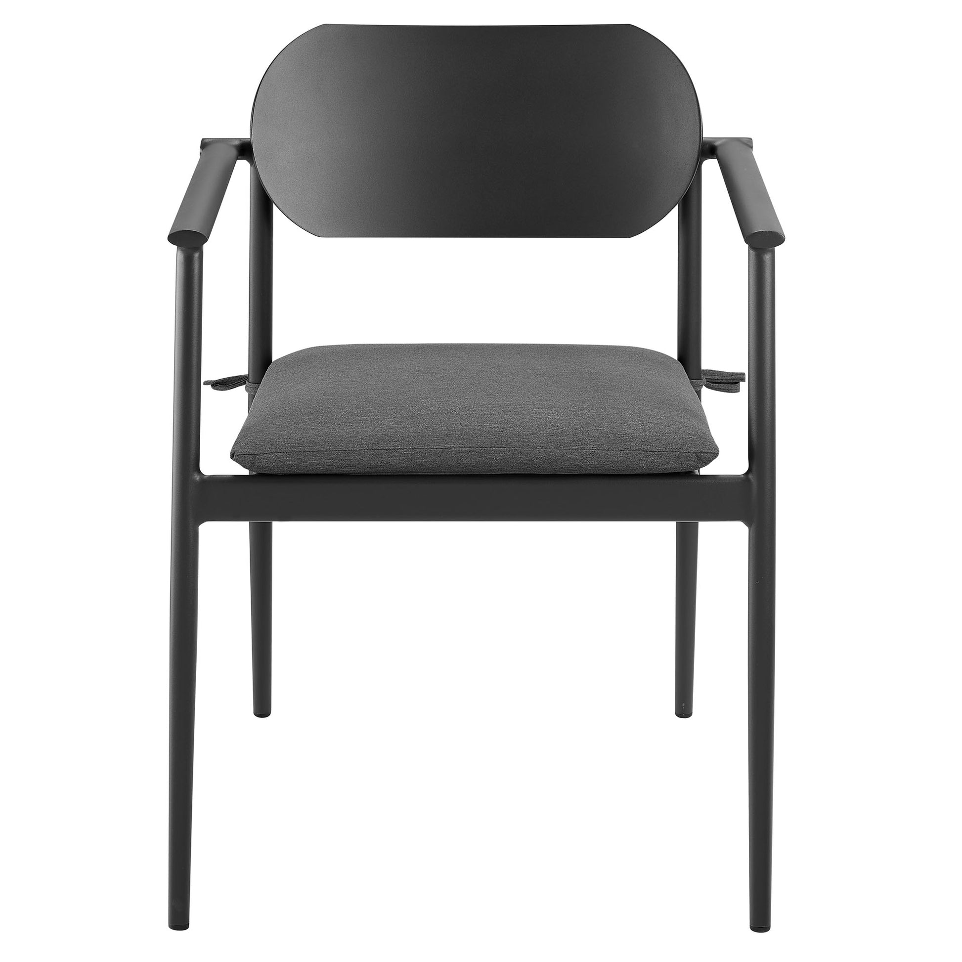 Aeris Stackable Outdoor Patio Aluminum Dining Armchair Set of 2 by Modway - Best Buy Furniture