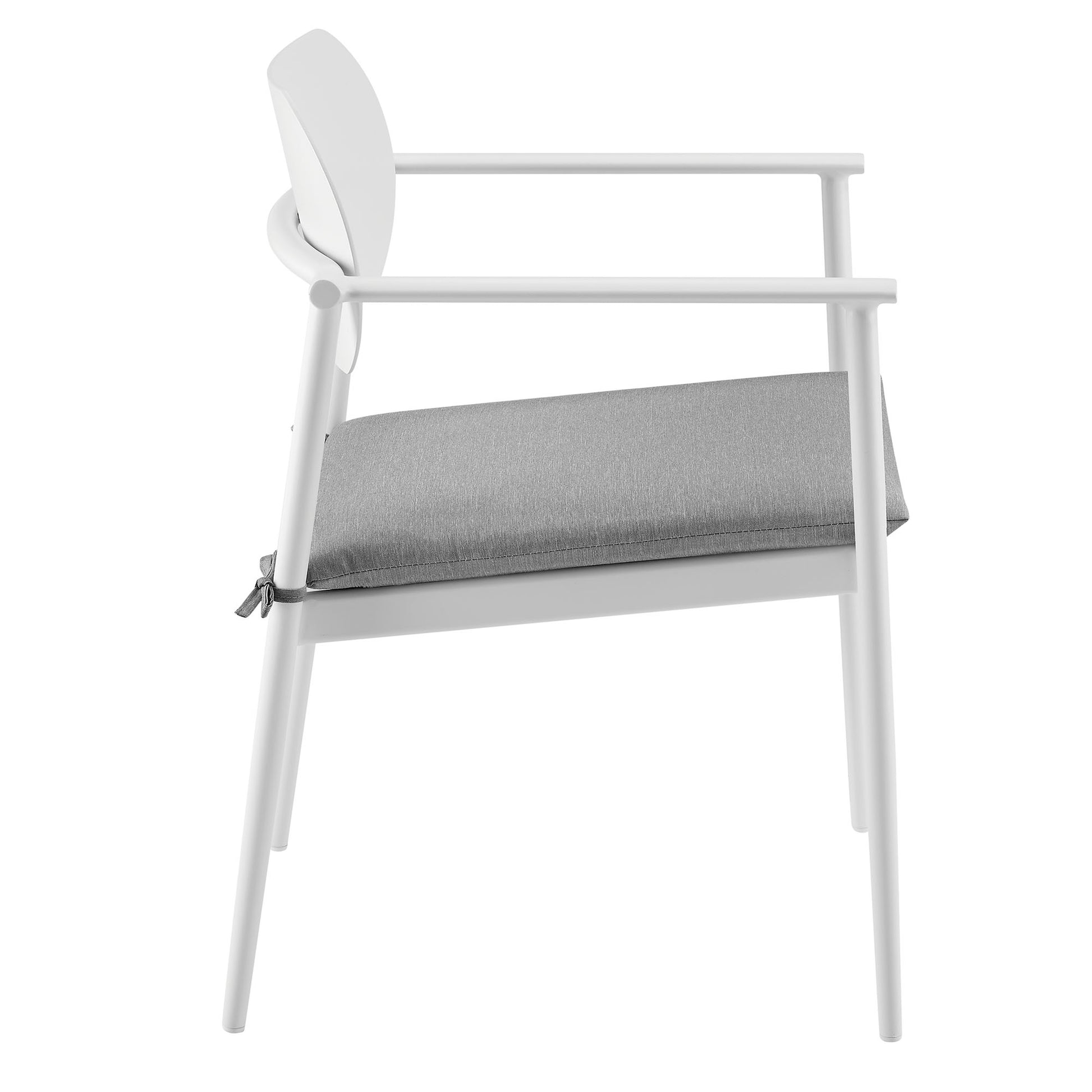 Aeris Stackable Outdoor Patio Aluminum Dining Armchair Set of 2 by Modway - Best Buy Furniture
