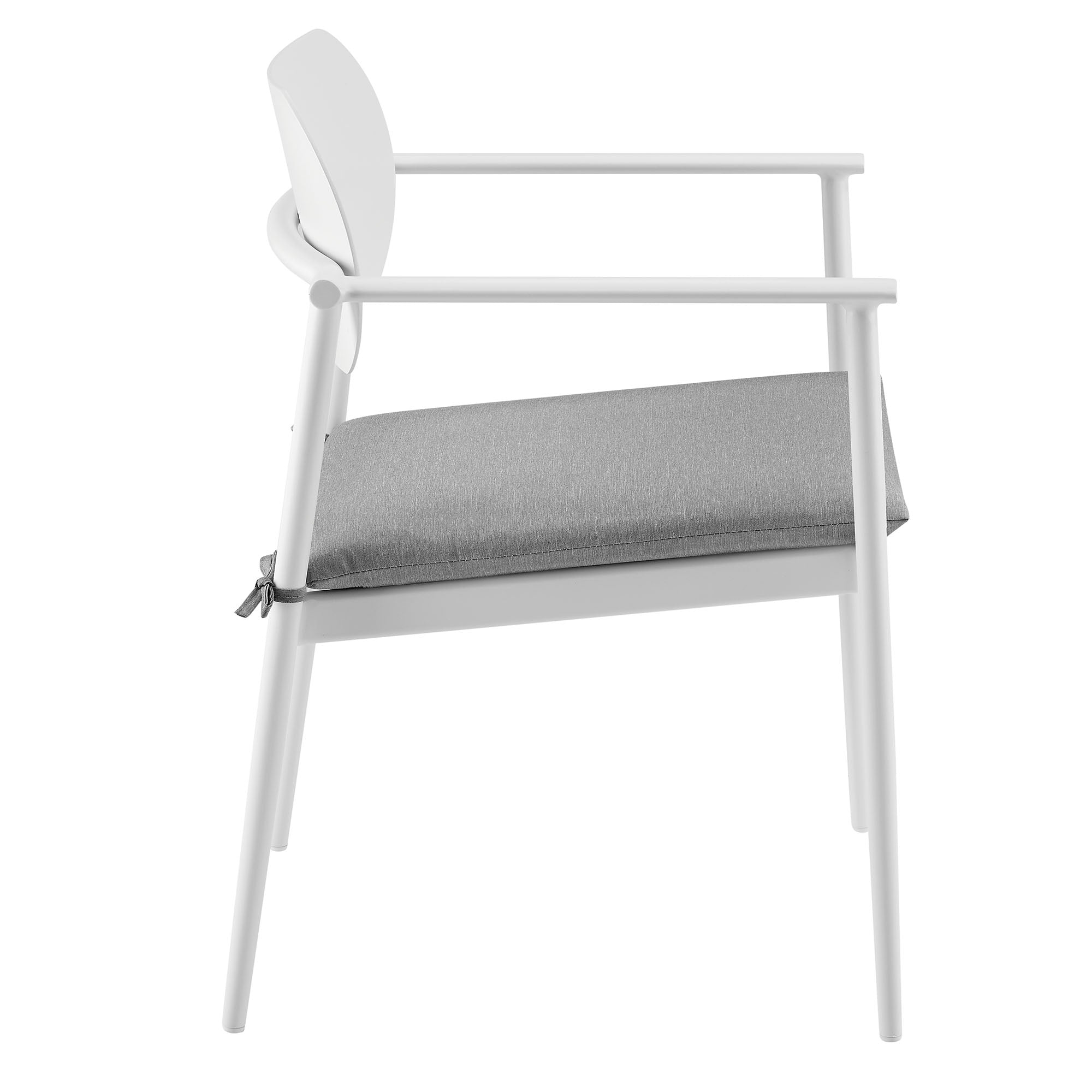 Aeris Stackable Outdoor Patio Aluminum Dining Armchair Set of 2 by Modway - Best Buy Furniture