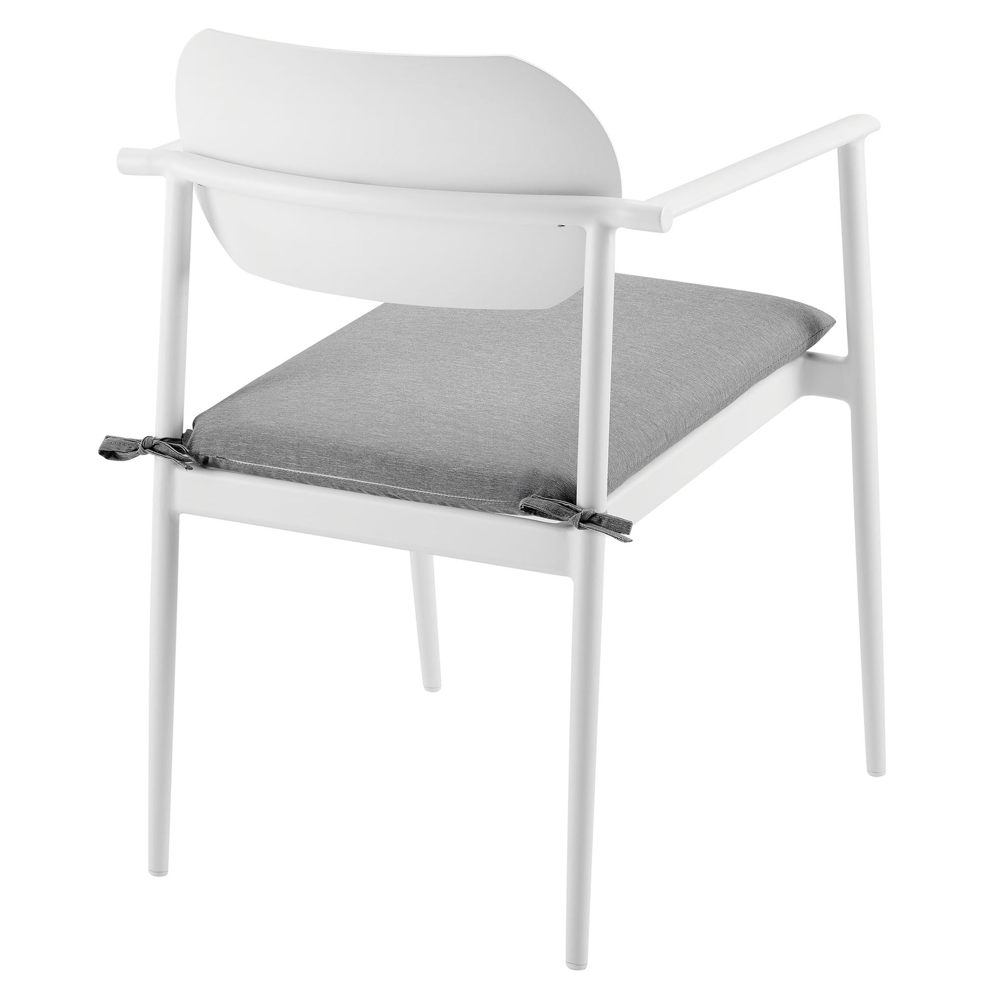 Aeris Stackable Outdoor Patio Aluminum Dining Armchair Set of 2 by Modway - Best Buy Furniture