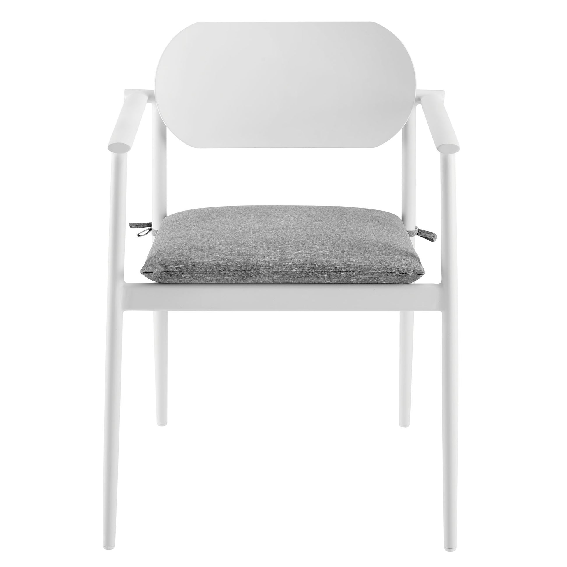 Aeris Stackable Outdoor Patio Aluminum Dining Armchair Set of 2 by Modway - Best Buy Furniture