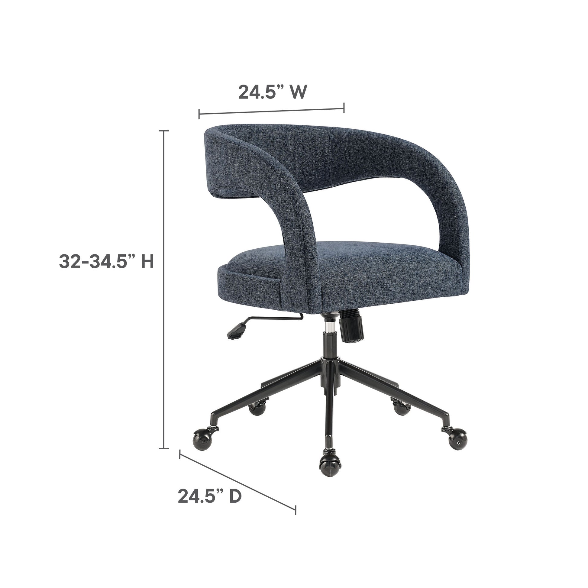 Pinnacle Upholstered Office Chair by Modway - Best Buy Furniture