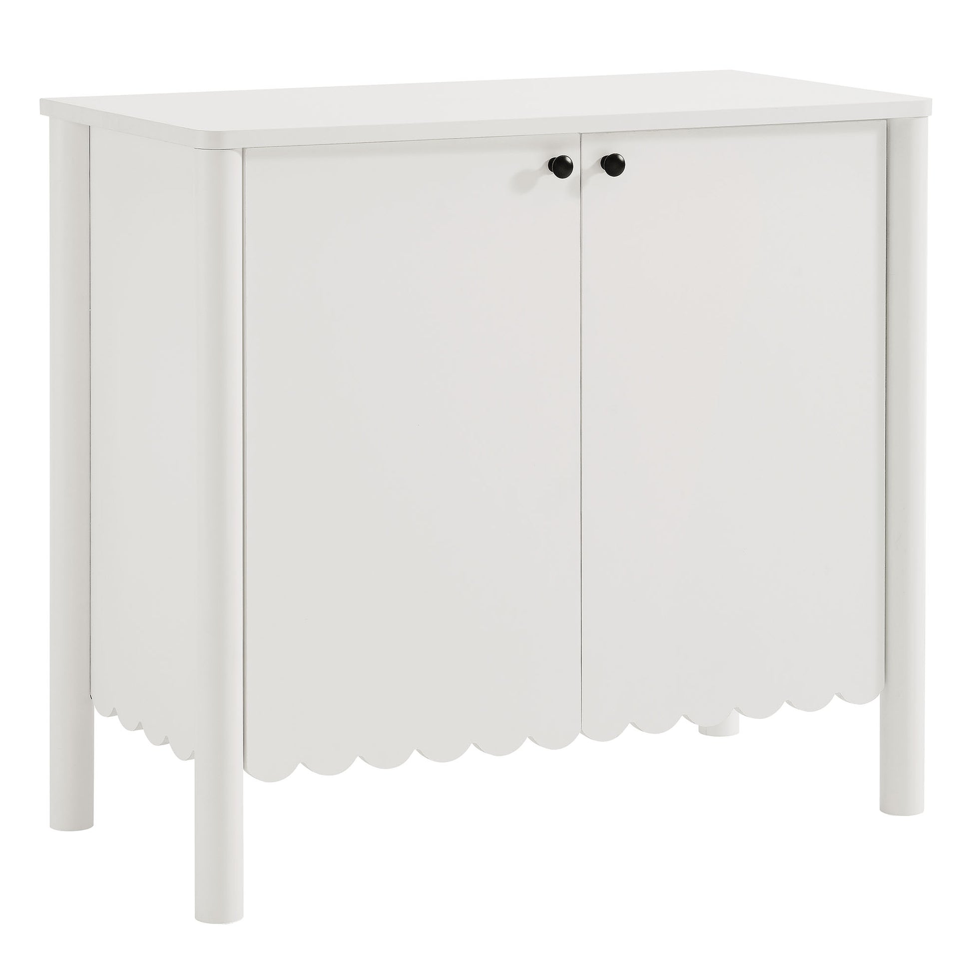 Emmeline 35" 2-Door Scalloped Sideboard Cabinet by Modway - Best Buy Furniture