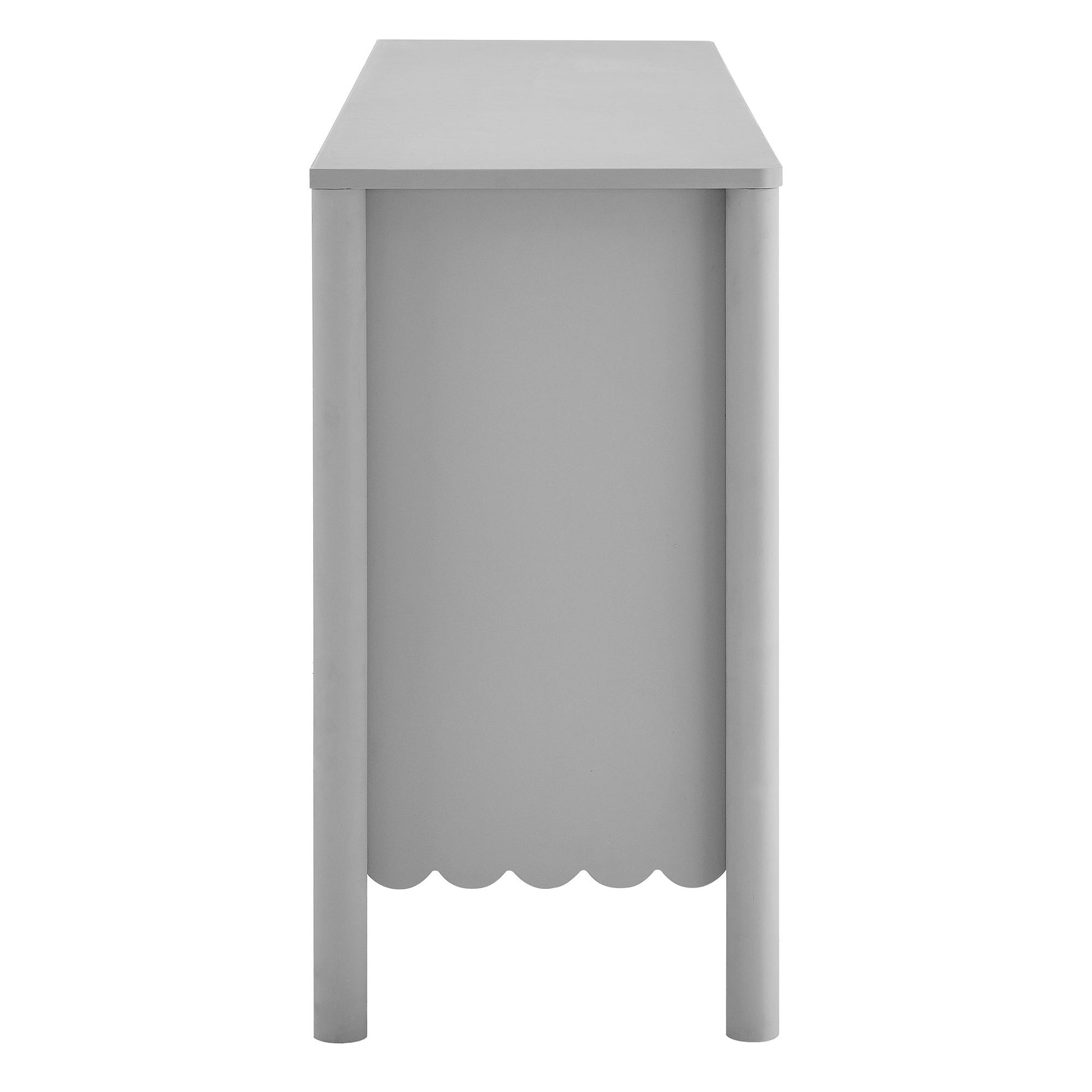 Emmeline 66" 4-Door Scalloped Sideboard Cabinet by Modway - Best Buy Furniture