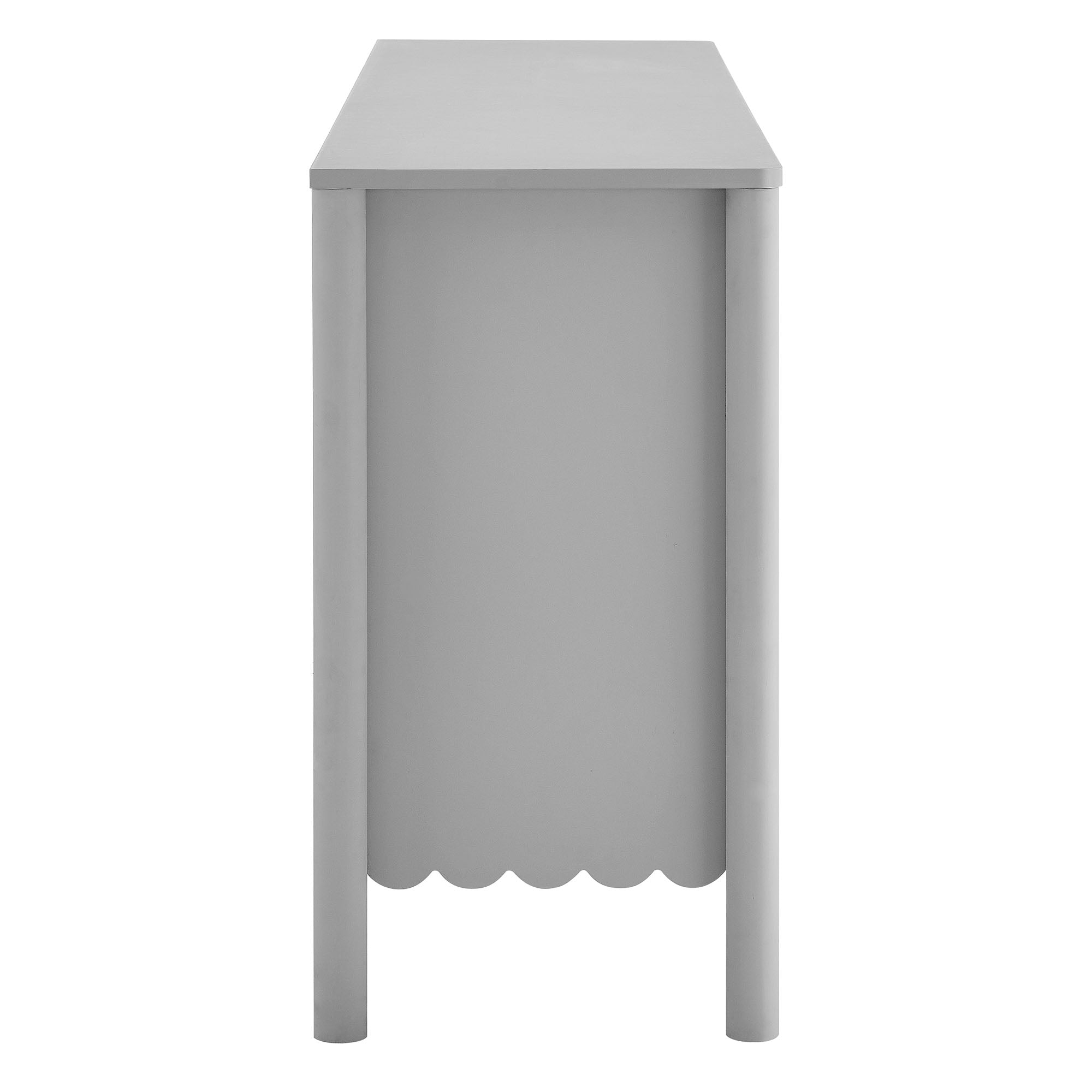 Emmeline 66" 4-Door Scalloped Sideboard Cabinet by Modway - Best Buy Furniture