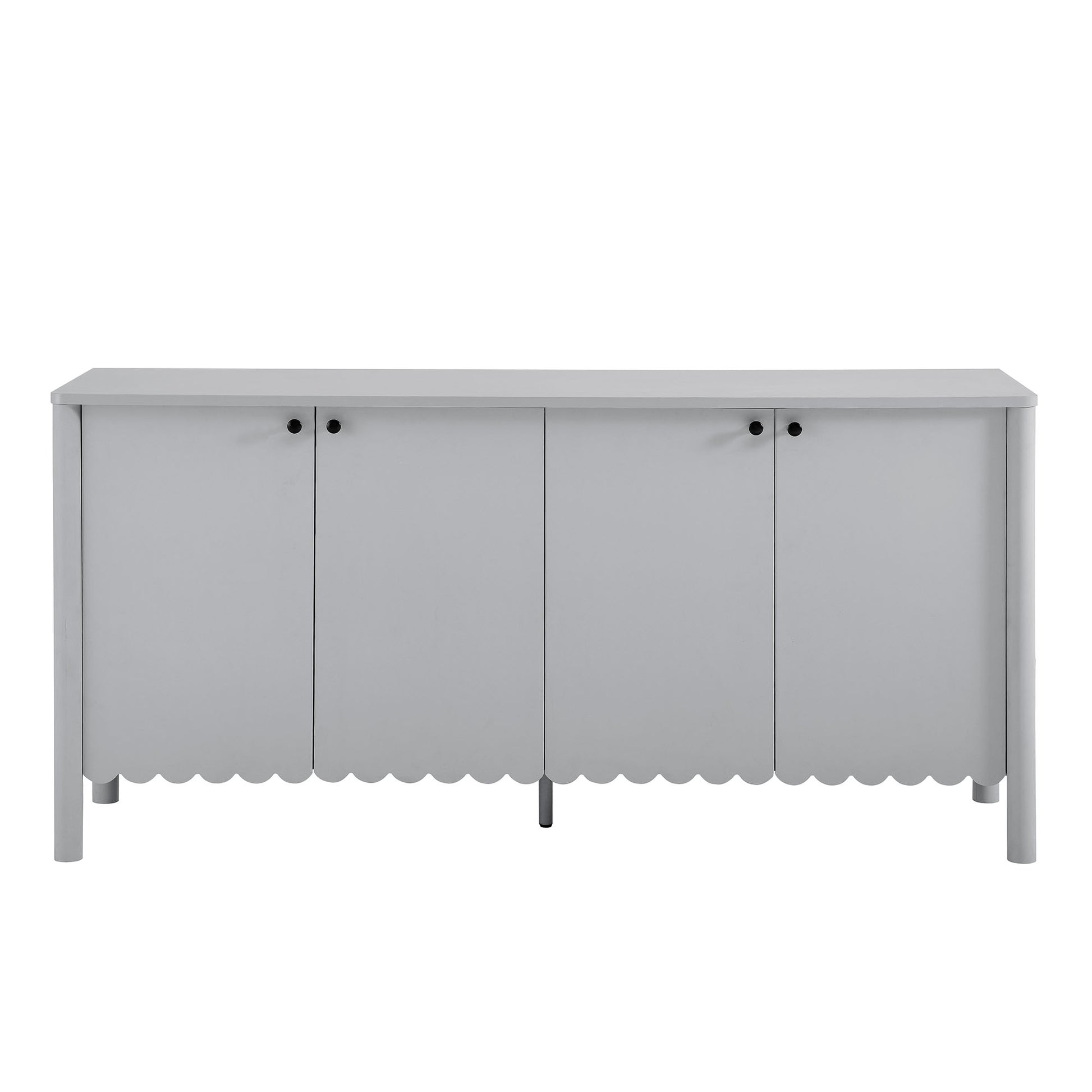 Emmeline 66" 4-Door Scalloped Sideboard Cabinet by Modway - Best Buy Furniture