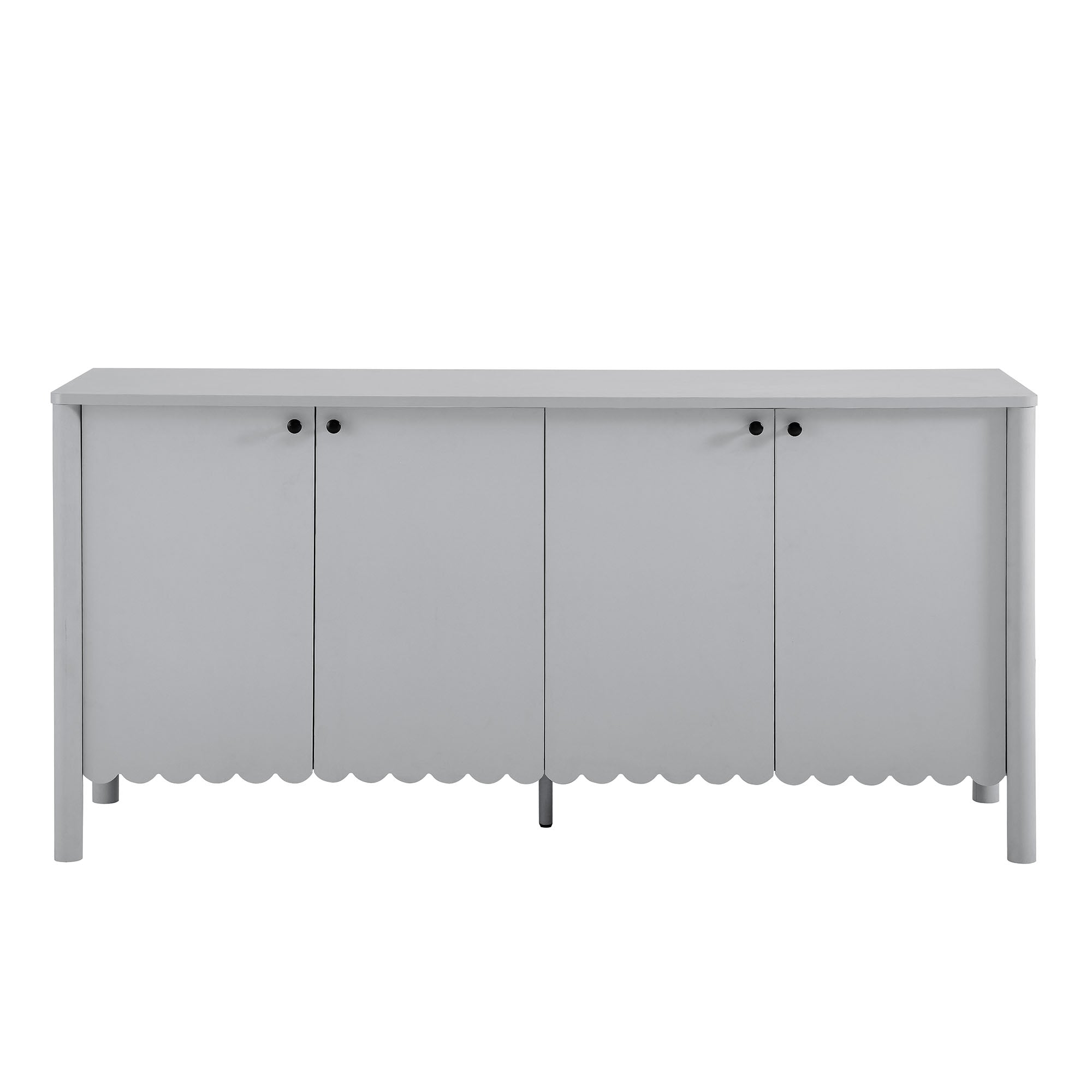 Emmeline 66" 4-Door Scalloped Sideboard Cabinet by Modway - Best Buy Furniture