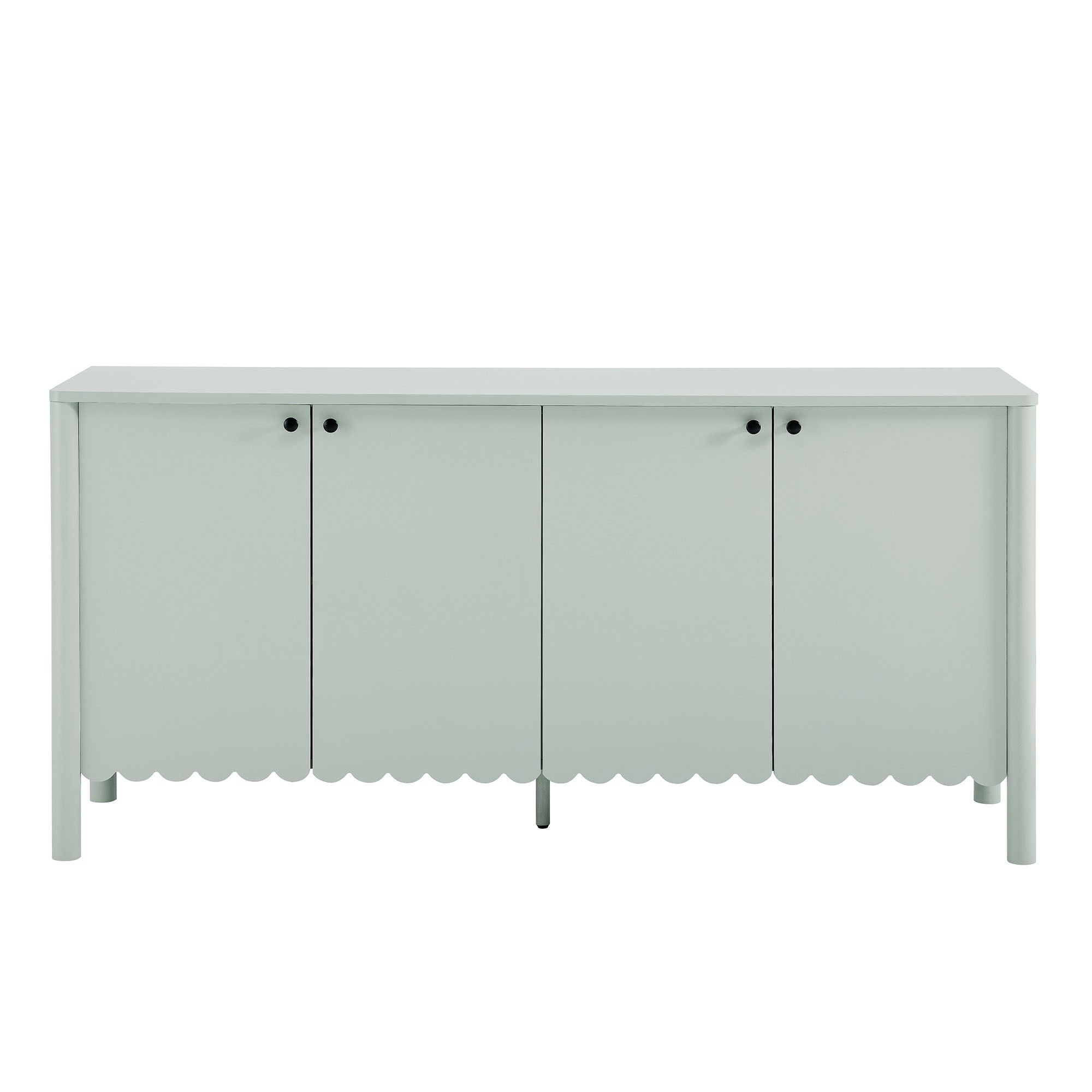 Emmeline 66" 4-Door Scalloped Sideboard Cabinet by Modway - Best Buy Furniture