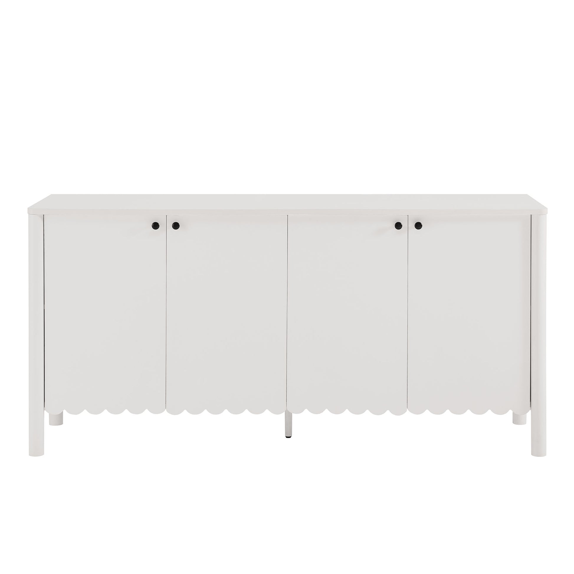 Emmeline 66" 4-Door Scalloped Sideboard Cabinet by Modway - Best Buy Furniture