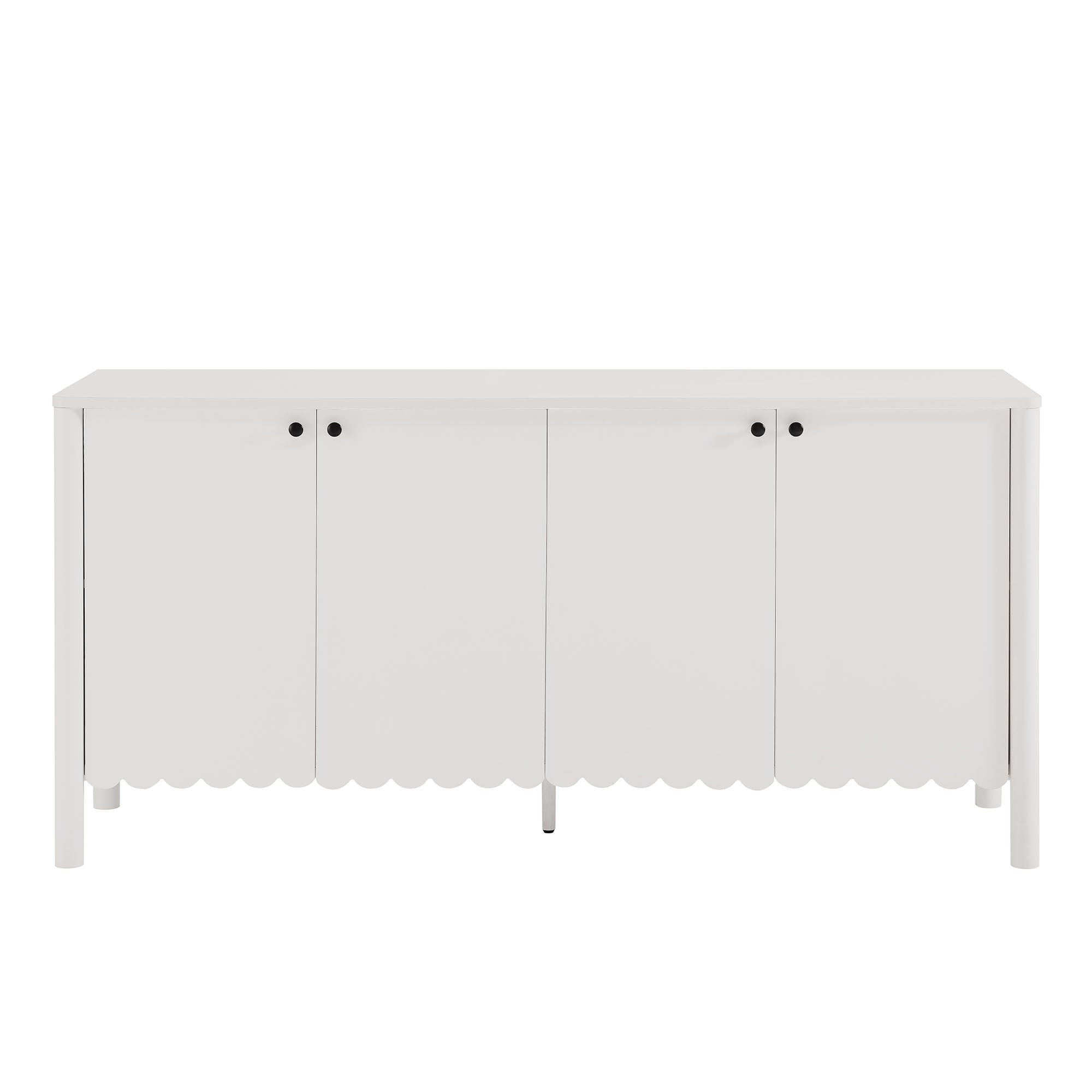 Emmeline 66" 4-Door Scalloped Sideboard Cabinet by Modway - Best Buy Furniture