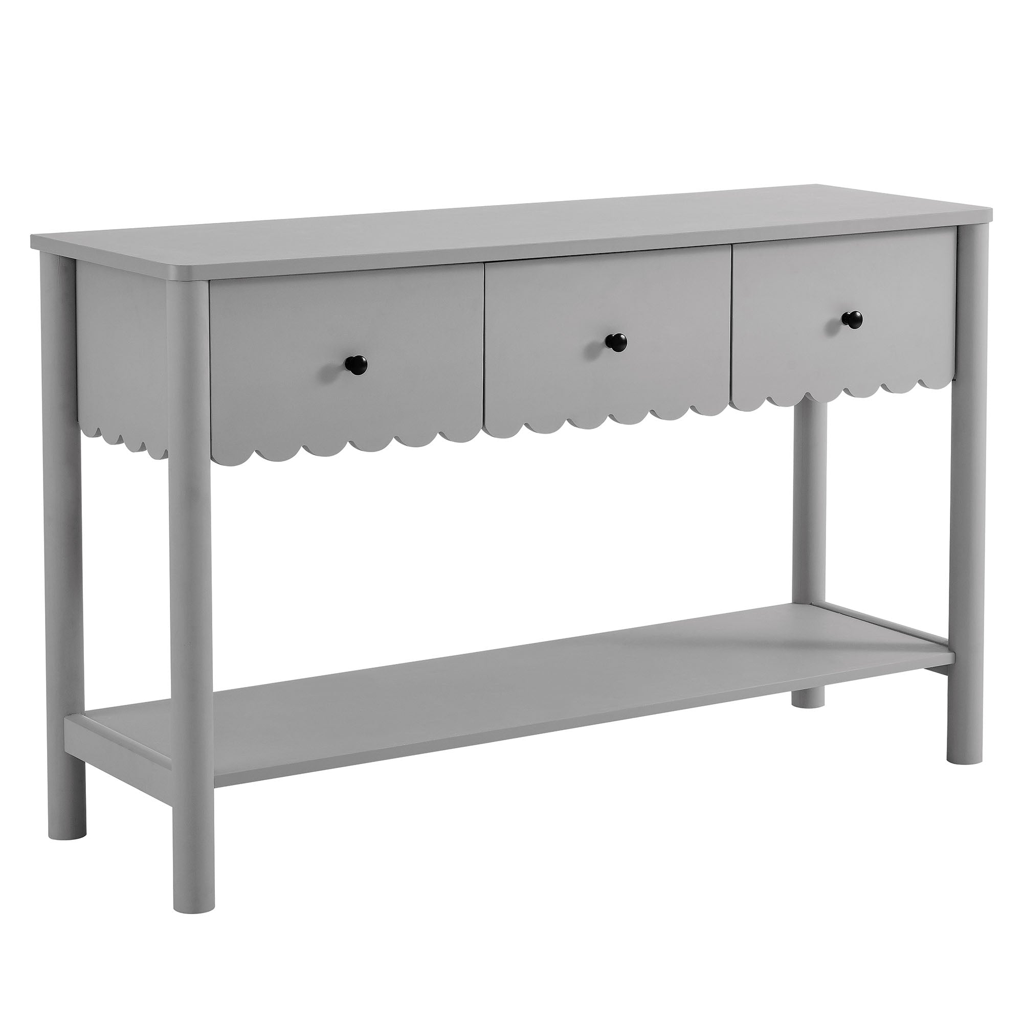 Emmeline 3-Drawer Scalloped Console Table by Modway - Best Buy Furniture