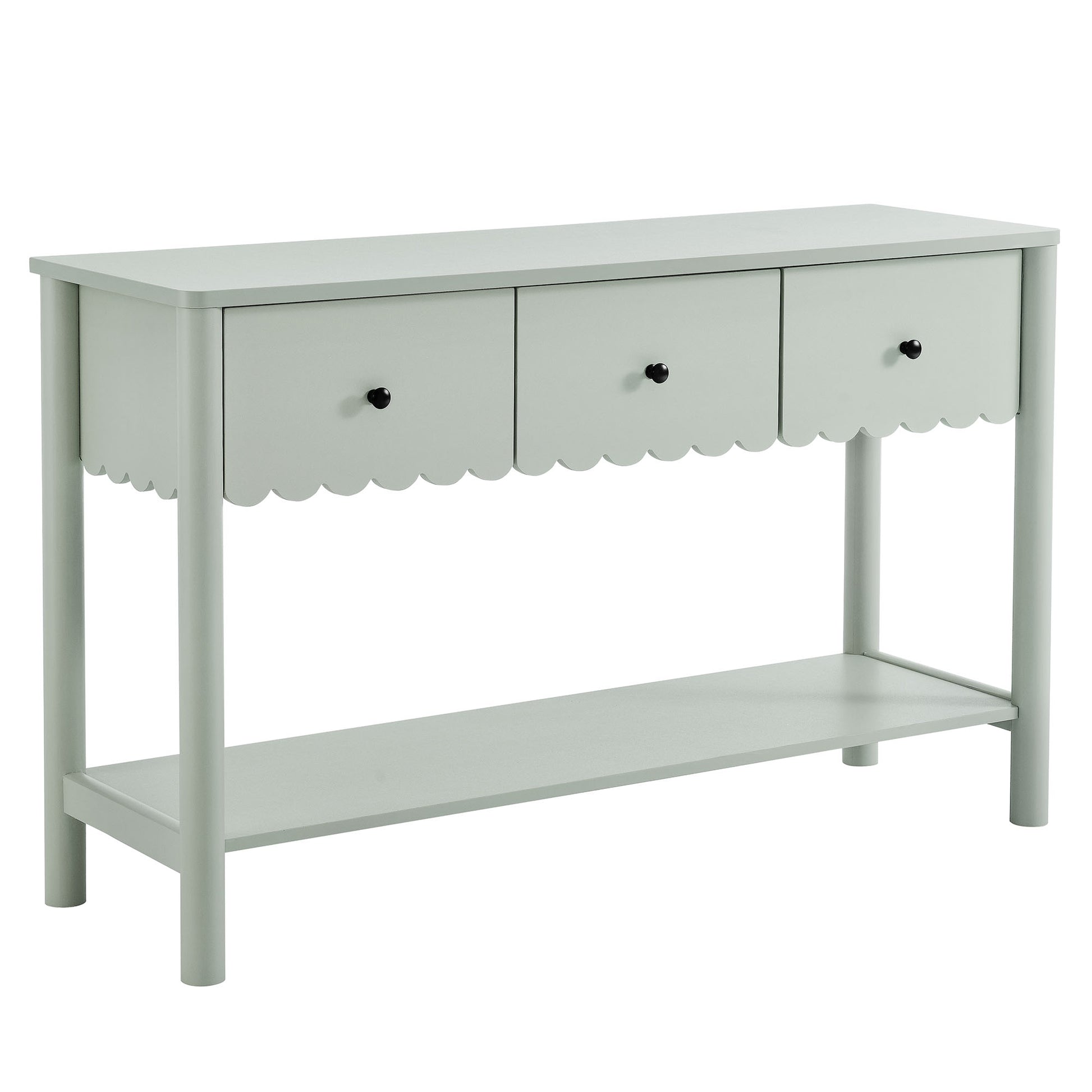 Emmeline 3-Drawer Scalloped Console Table by Modway - Best Buy Furniture