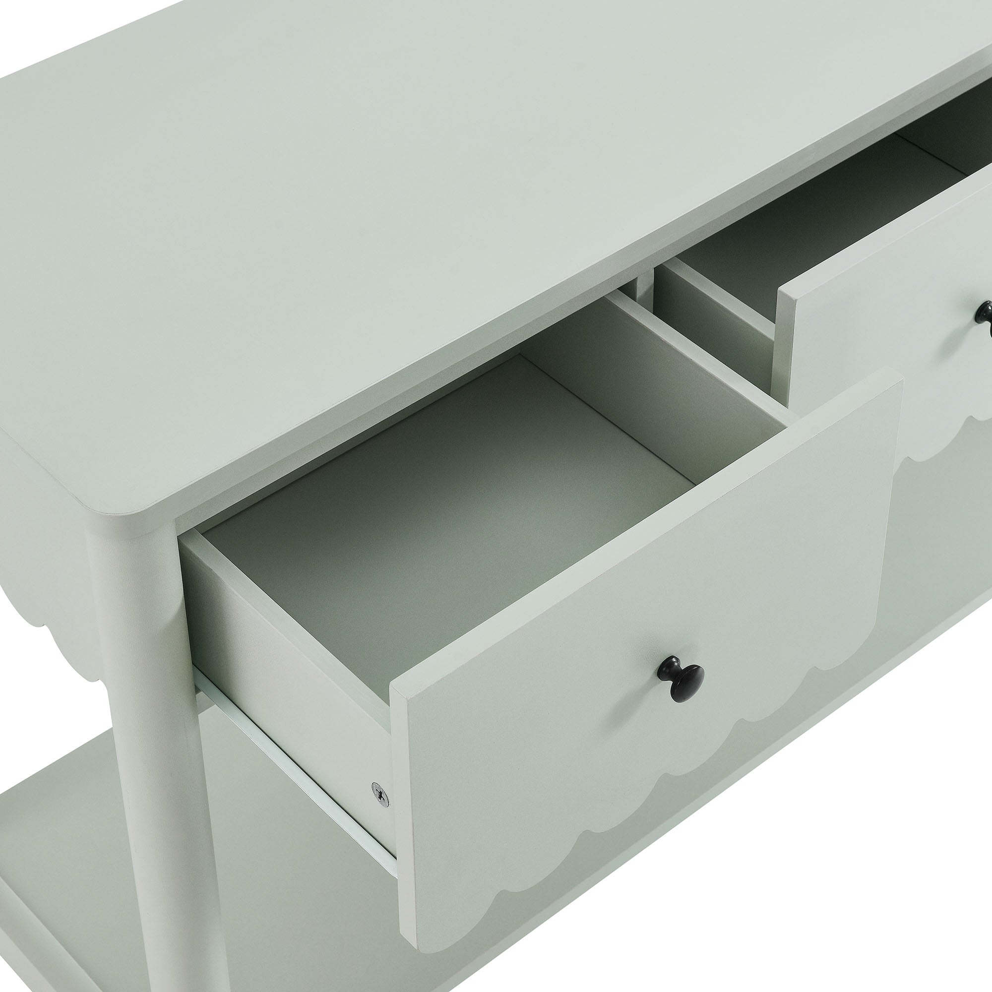 Emmeline 3-Drawer Scalloped Console Table by Modway - Best Buy Furniture