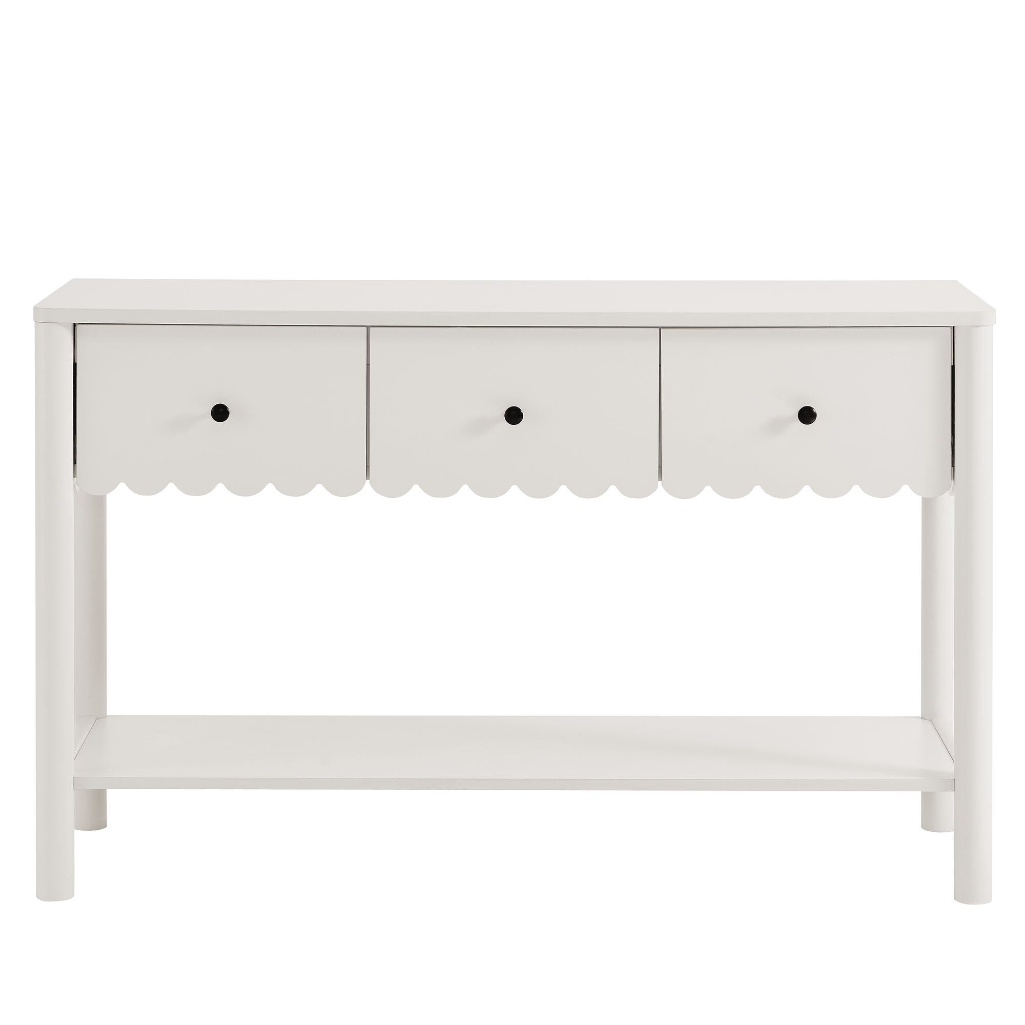 Emmeline 3-Drawer Scalloped Console Table by Modway - Best Buy Furniture