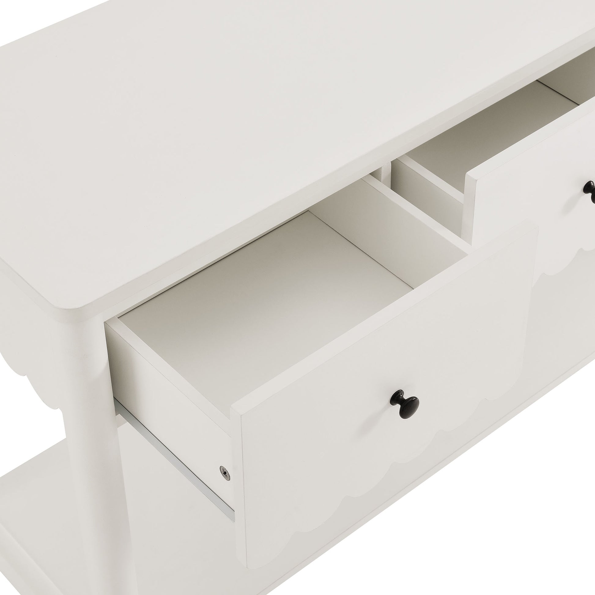 Emmeline 3-Drawer Scalloped Console Table by Modway - Best Buy Furniture