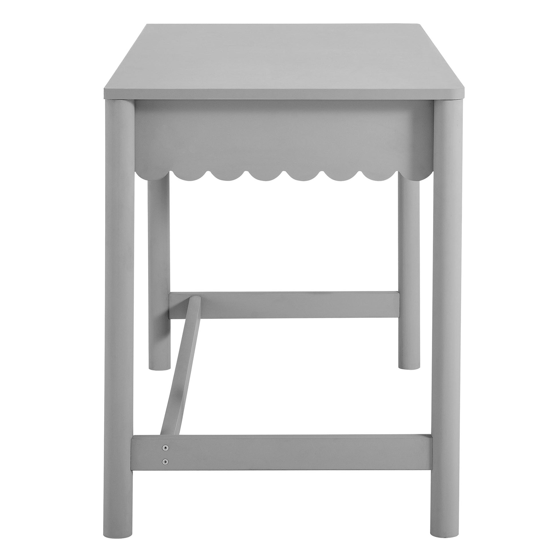 Emmeline 1-Drawer Scallop Writing Desk by Modway - Best Buy Furniture