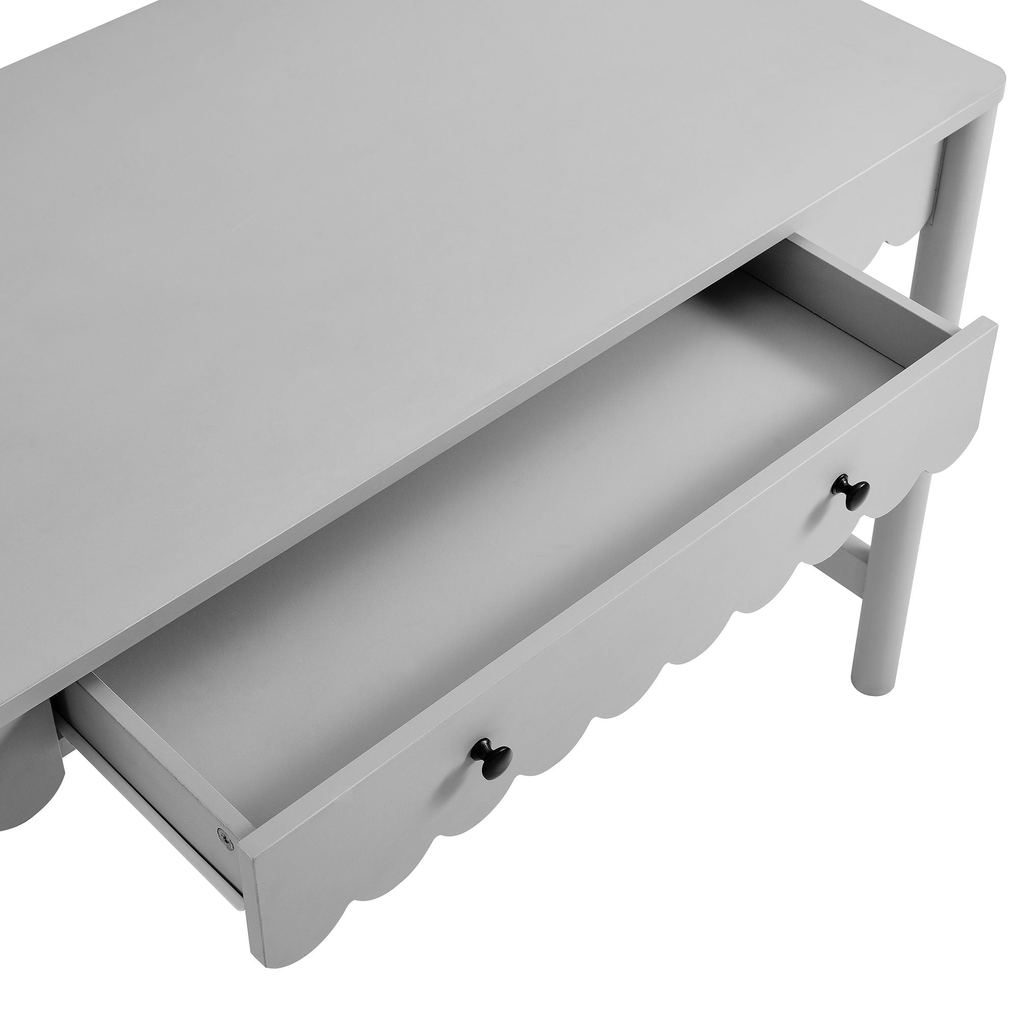 Emmeline 1-Drawer Scallop Writing Desk by Modway - Best Buy Furniture