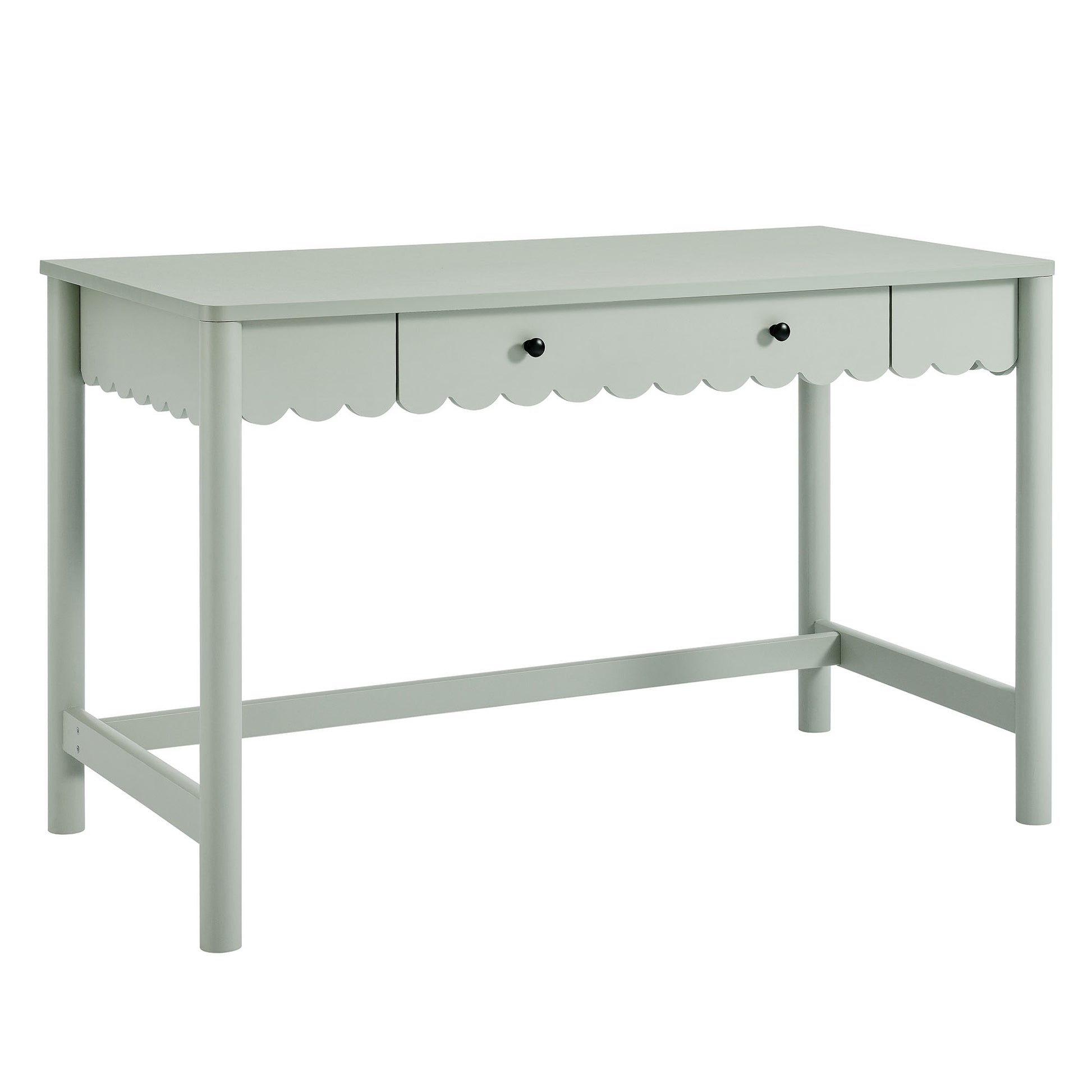 Emmeline 1-Drawer Scallop Writing Desk by Modway - Best Buy Furniture