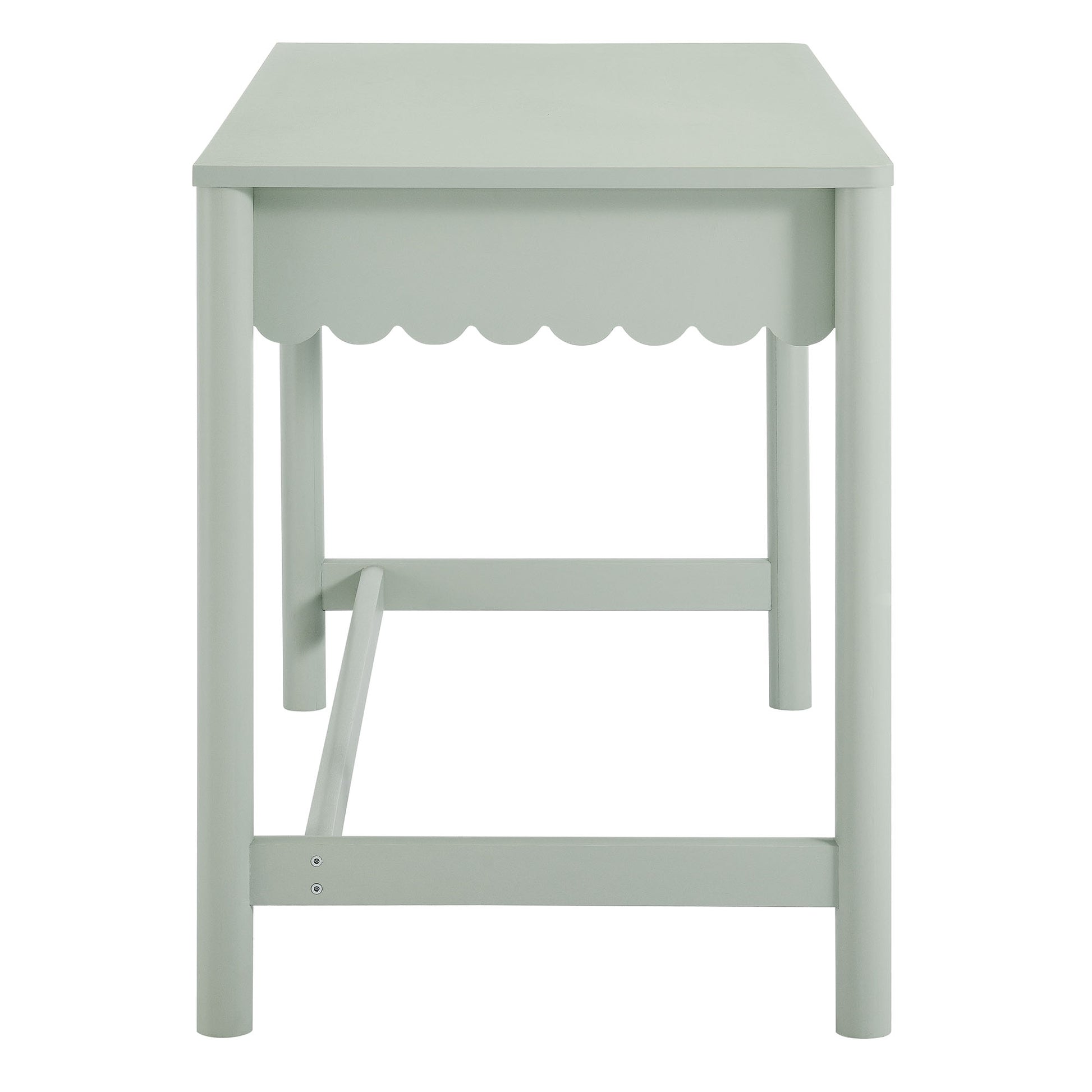 Emmeline 1-Drawer Scallop Writing Desk by Modway - Best Buy Furniture