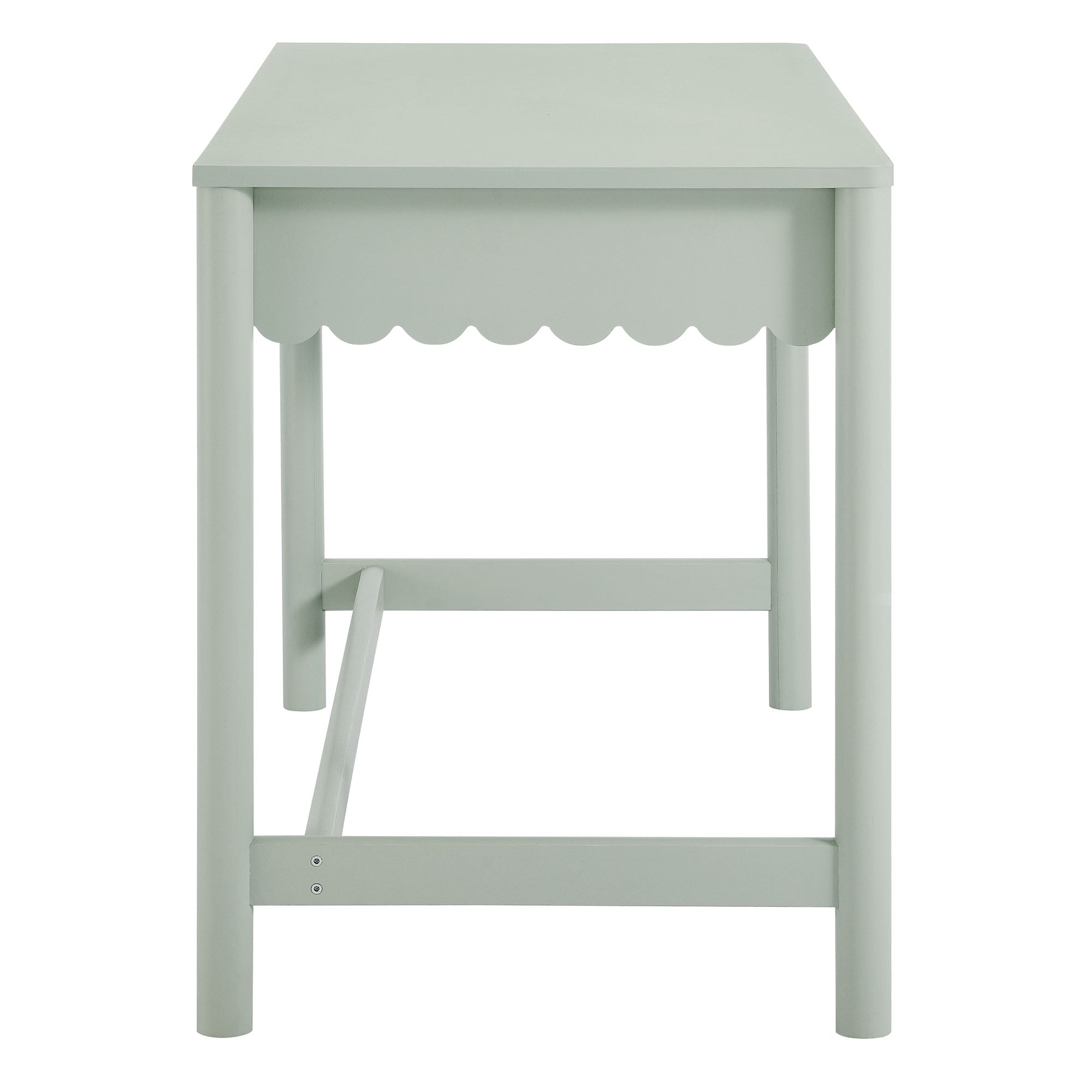 Emmeline 1-Drawer Scallop Writing Desk by Modway - Best Buy Furniture