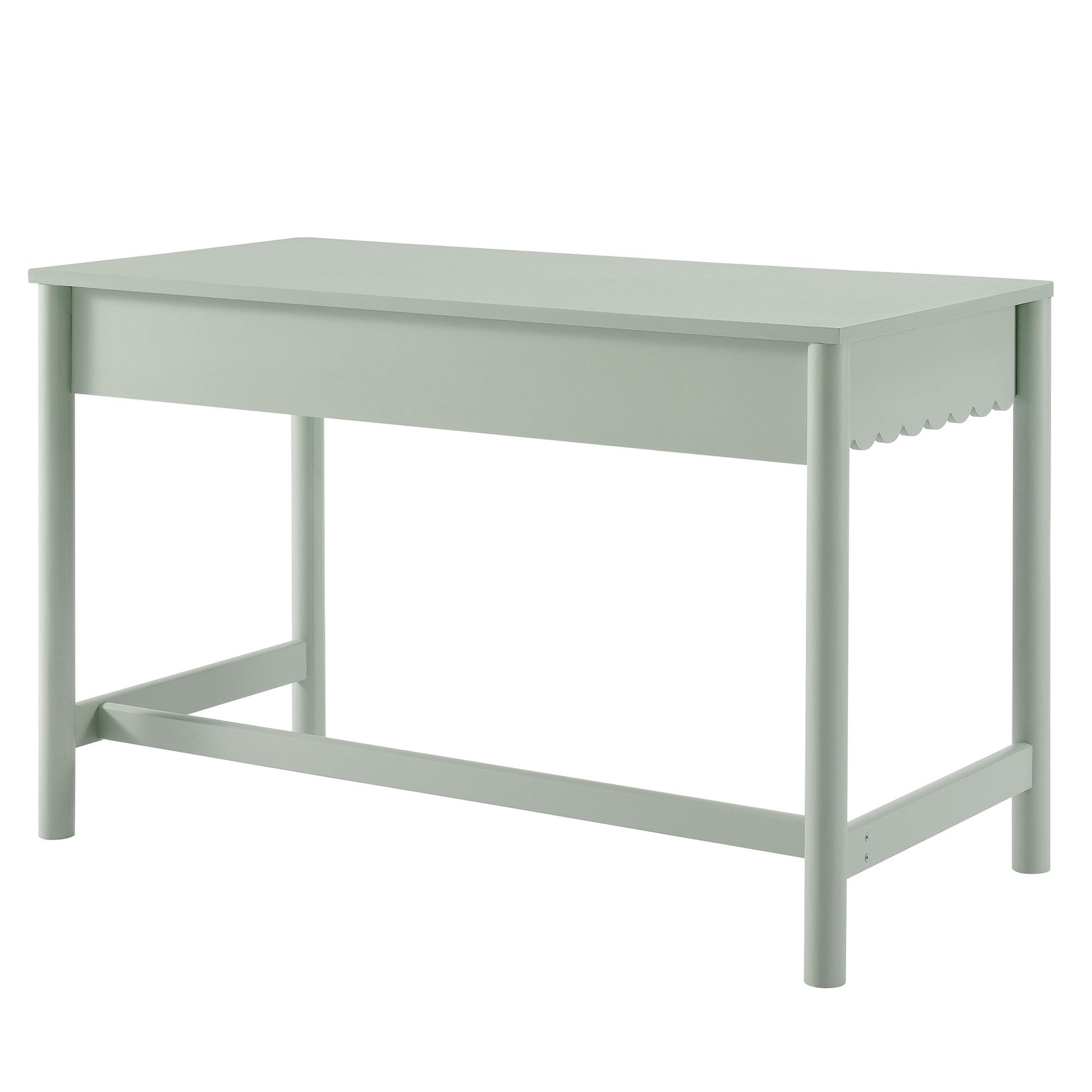 Emmeline 1-Drawer Scallop Writing Desk by Modway - Best Buy Furniture