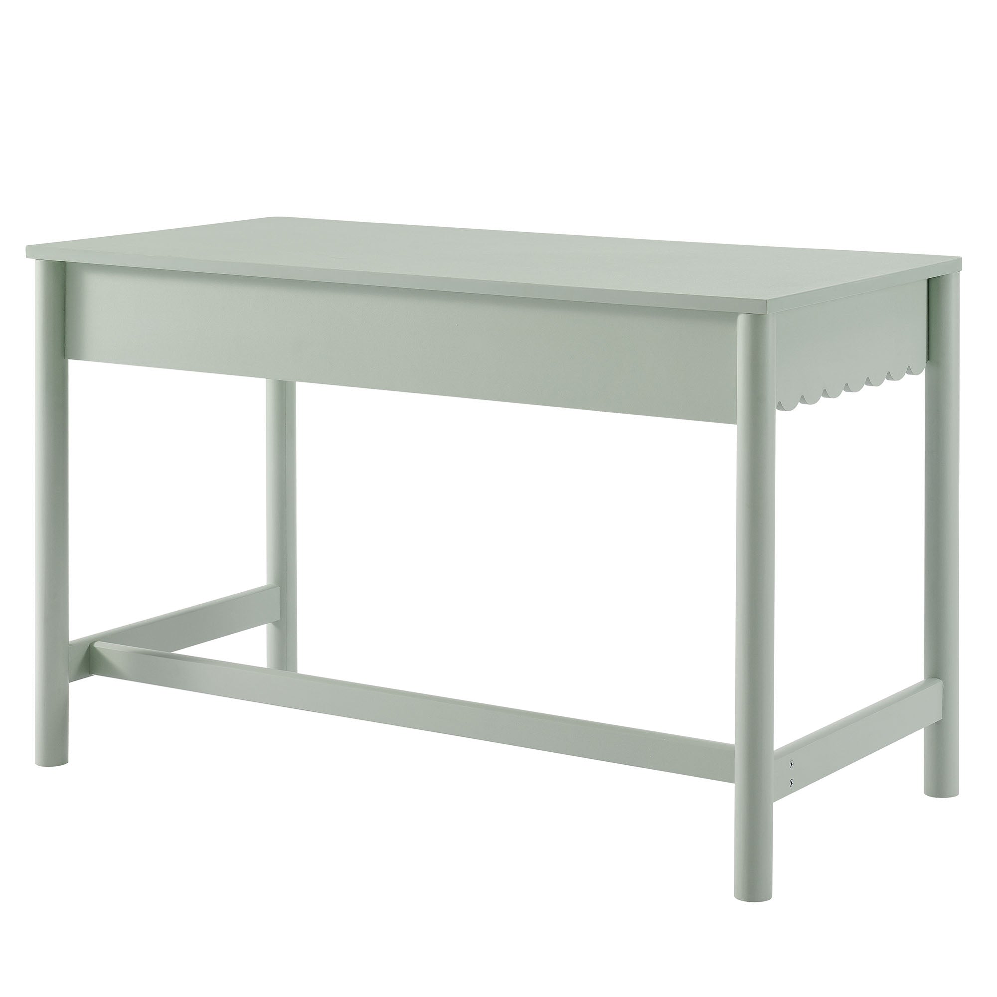 Emmeline 1-Drawer Scallop Writing Desk by Modway - Best Buy Furniture