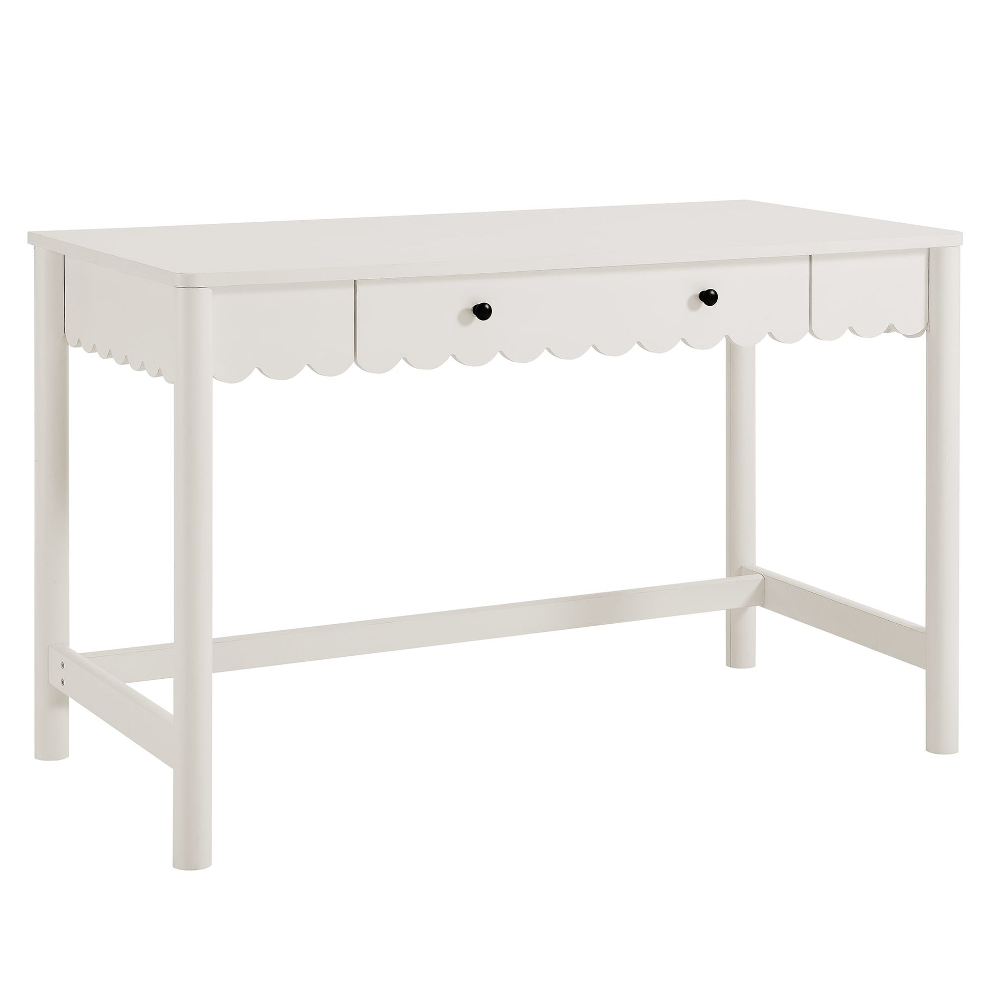 Emmeline 1-Drawer Scallop Writing Desk by Modway - Best Buy Furniture