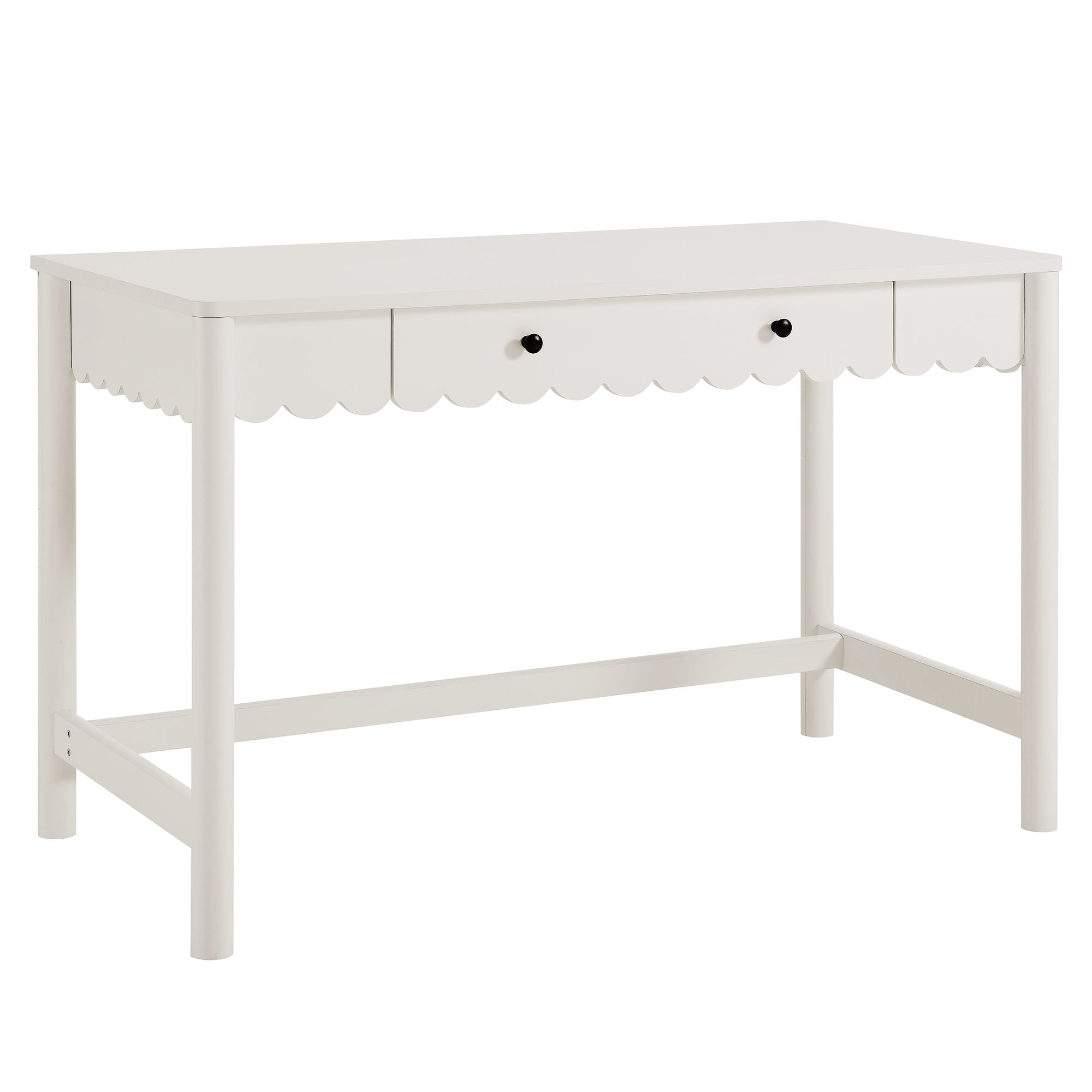 Emmeline 1-Drawer Scallop Writing Desk by Modway - Best Buy Furniture