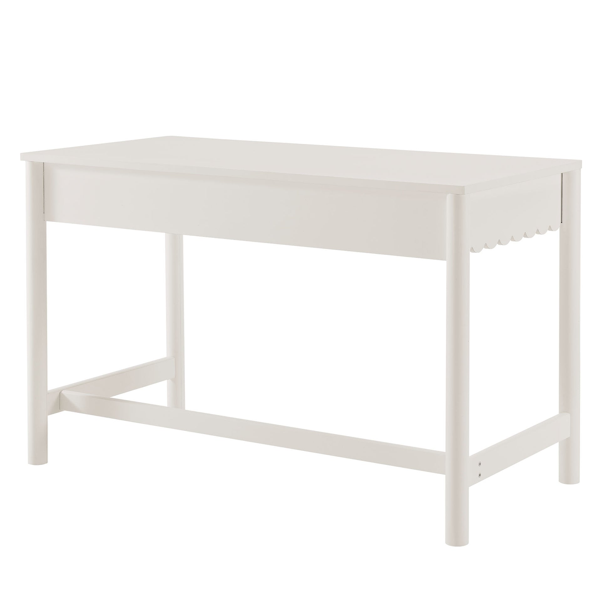 Emmeline 1-Drawer Scallop Writing Desk by Modway - Best Buy Furniture