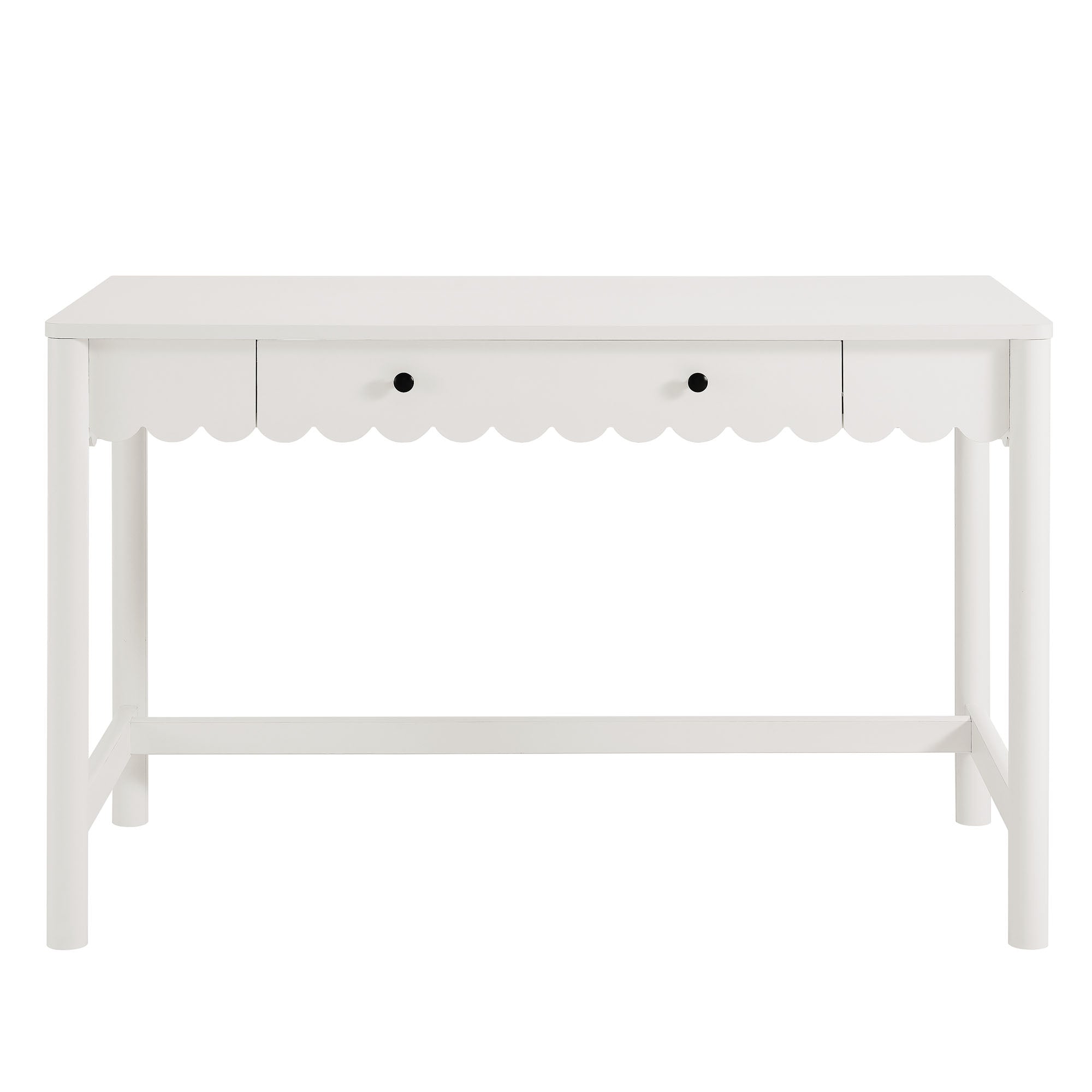 Emmeline 1-Drawer Scallop Writing Desk by Modway - Best Buy Furniture