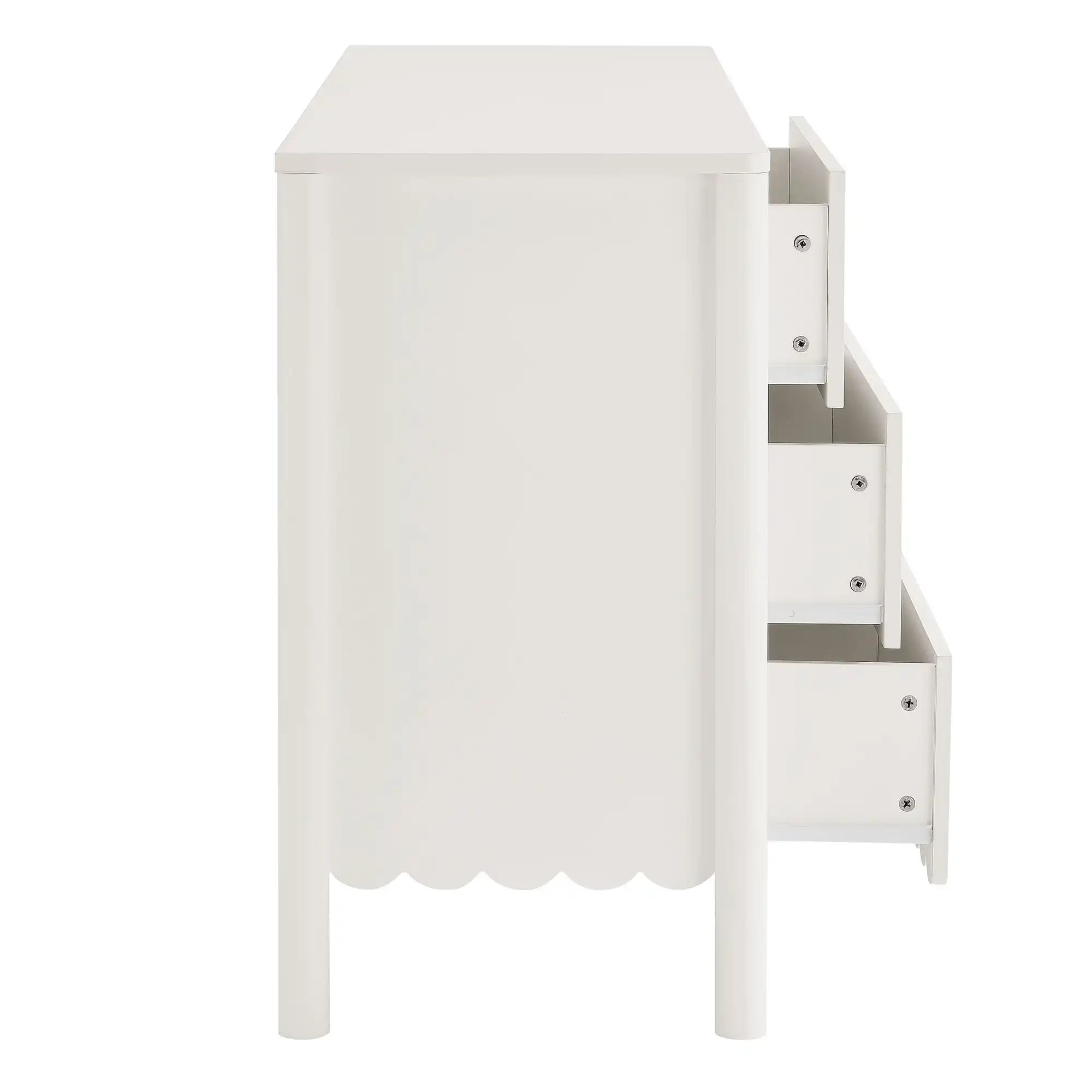 Emmeline Scalloped 6-Drawer Dresser - Best Buy Furniture
