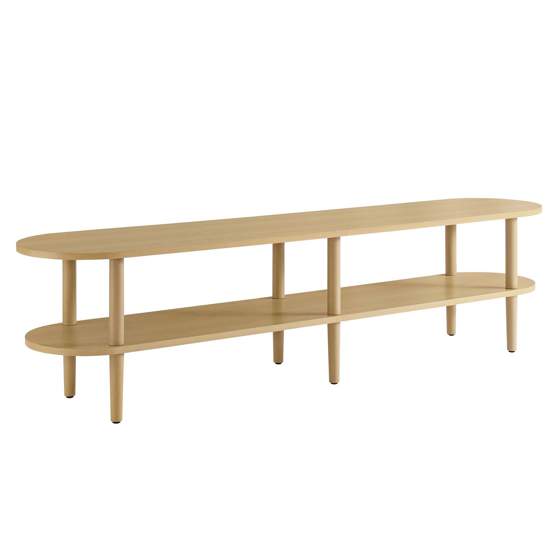 Torus Oval Wood TV Stand by Modway - Best Buy Furniture
