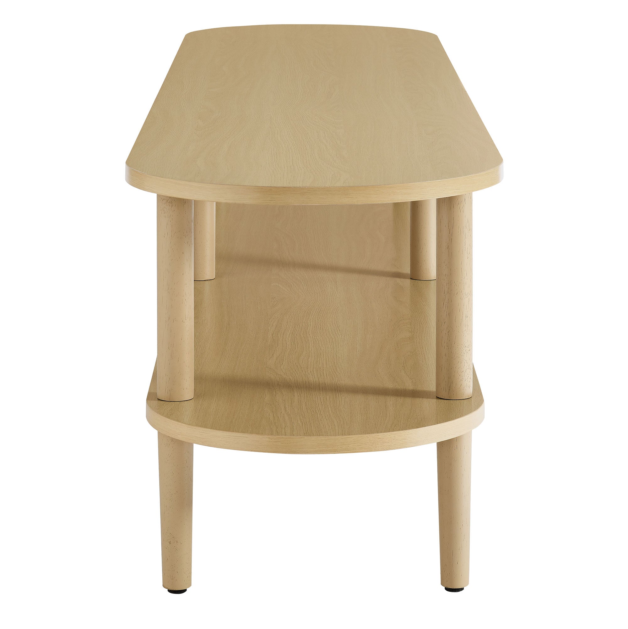 Torus Oval Wood TV Stand by Modway - Best Buy Furniture