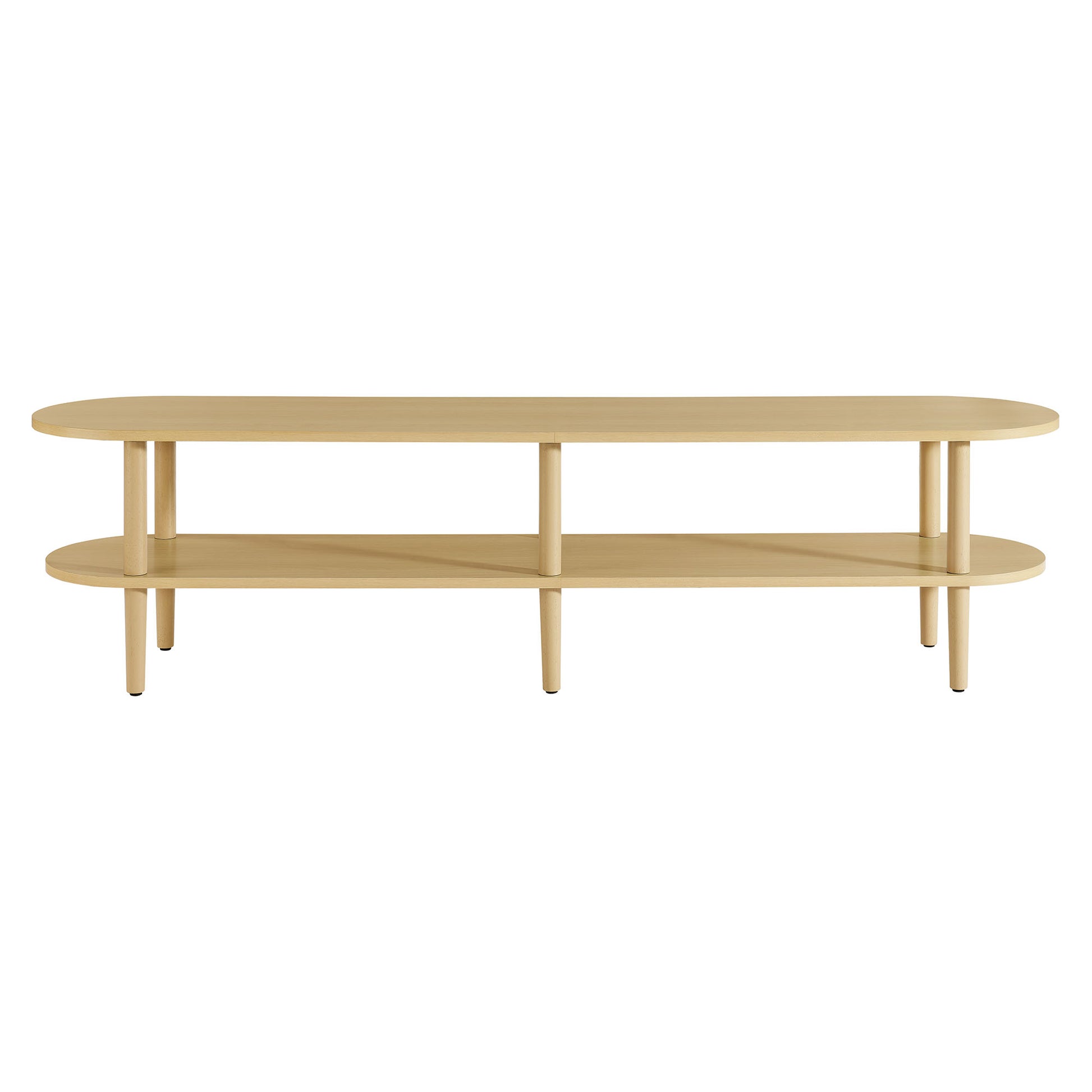 Torus Oval Wood TV Stand by Modway - Best Buy Furniture
